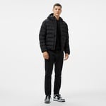 Tommy Hilfiger Mid Weight Hooded Erkek Siyah Ceket