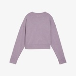 Puma Dare To Relaxed Washed Crew Kadın Mor Günlük Sweatshirt