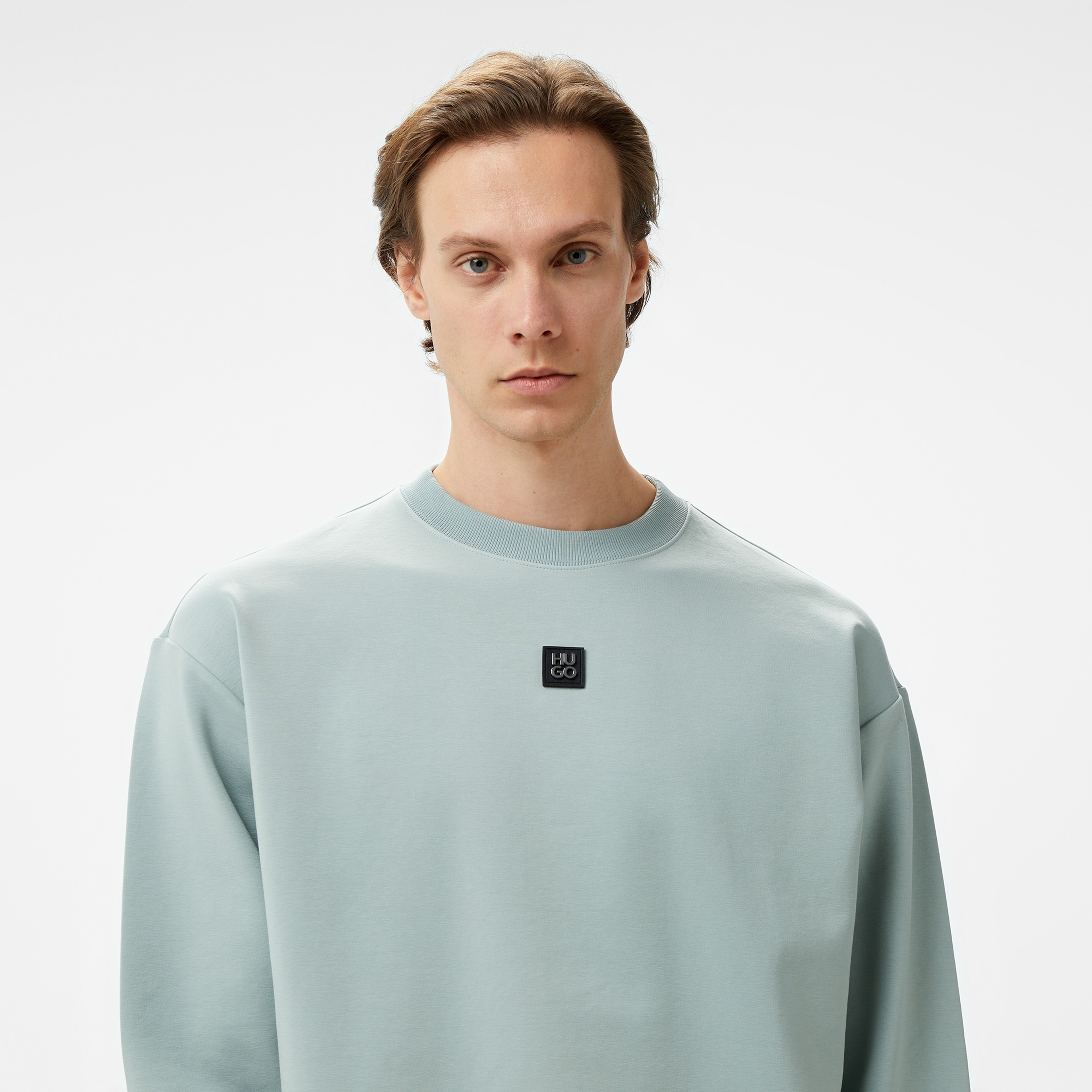 Hugo Dettil Erkek Gri Sweatshirt