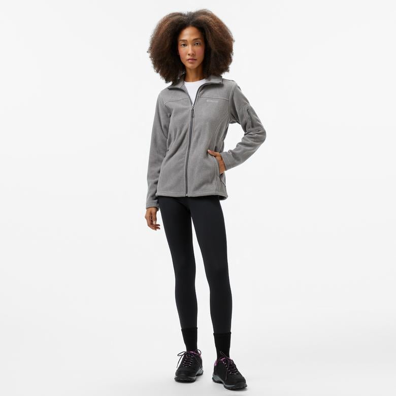 Columbia Fast Trek II Kadın Gri Fermuarlı Polar