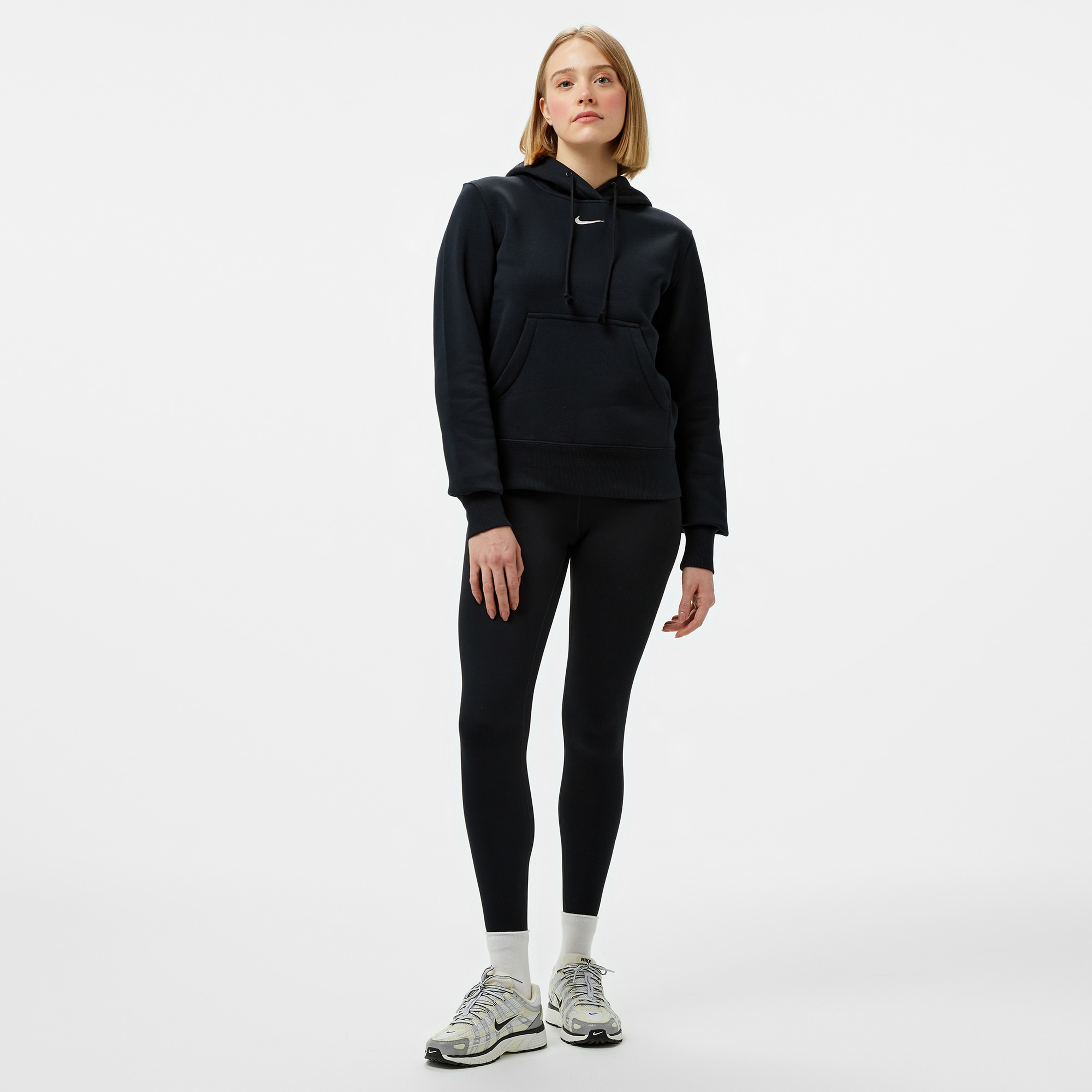 Nike Sportswear Phoenix Fleece Kadın Siyah Sweatshirt