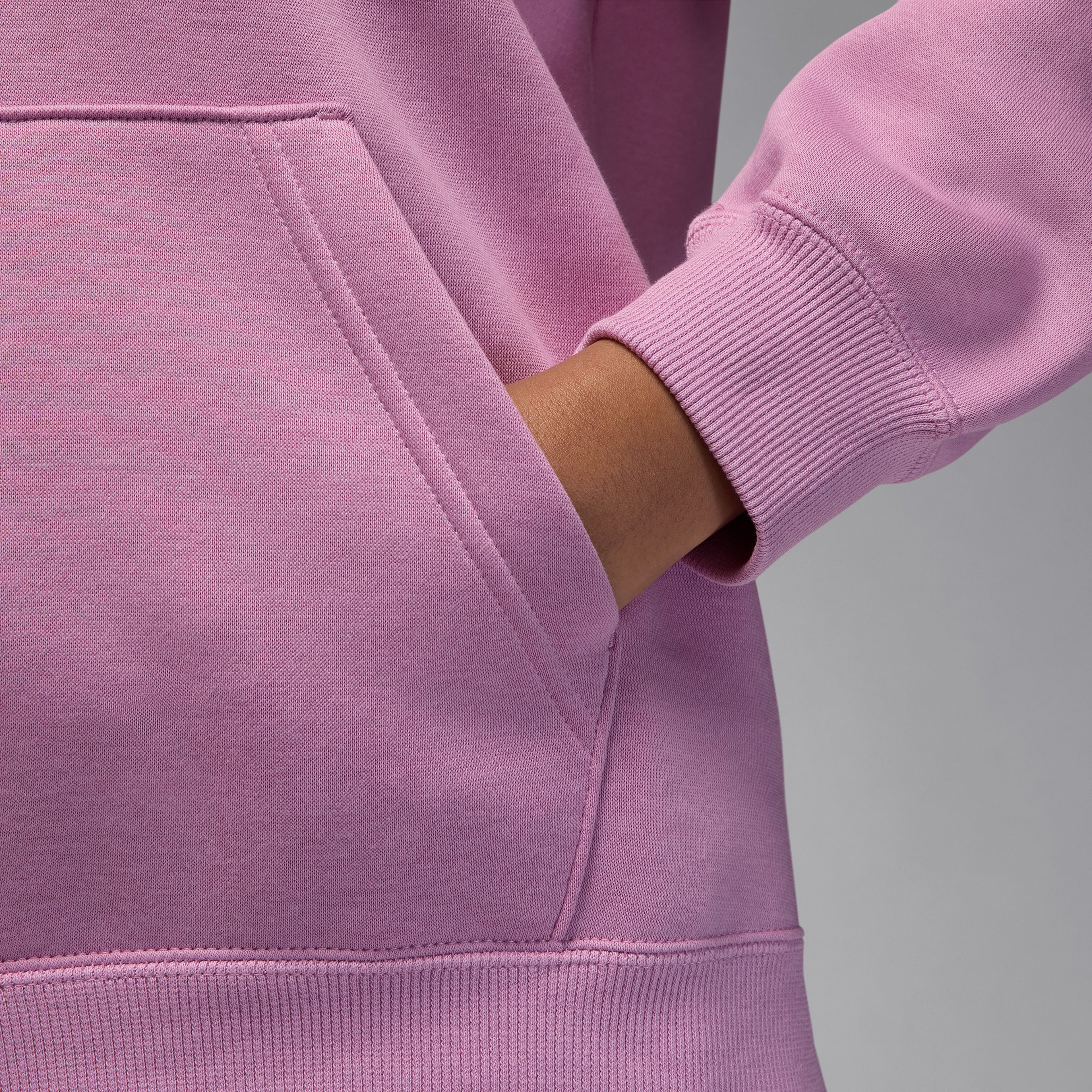 Jordan Brooklyn Fleece Kadın Mor Kapüşonlu Sweatshirt