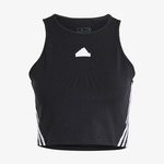 adidas Future Icons 3 Striped Kadın Siyah Antrenman Atlet