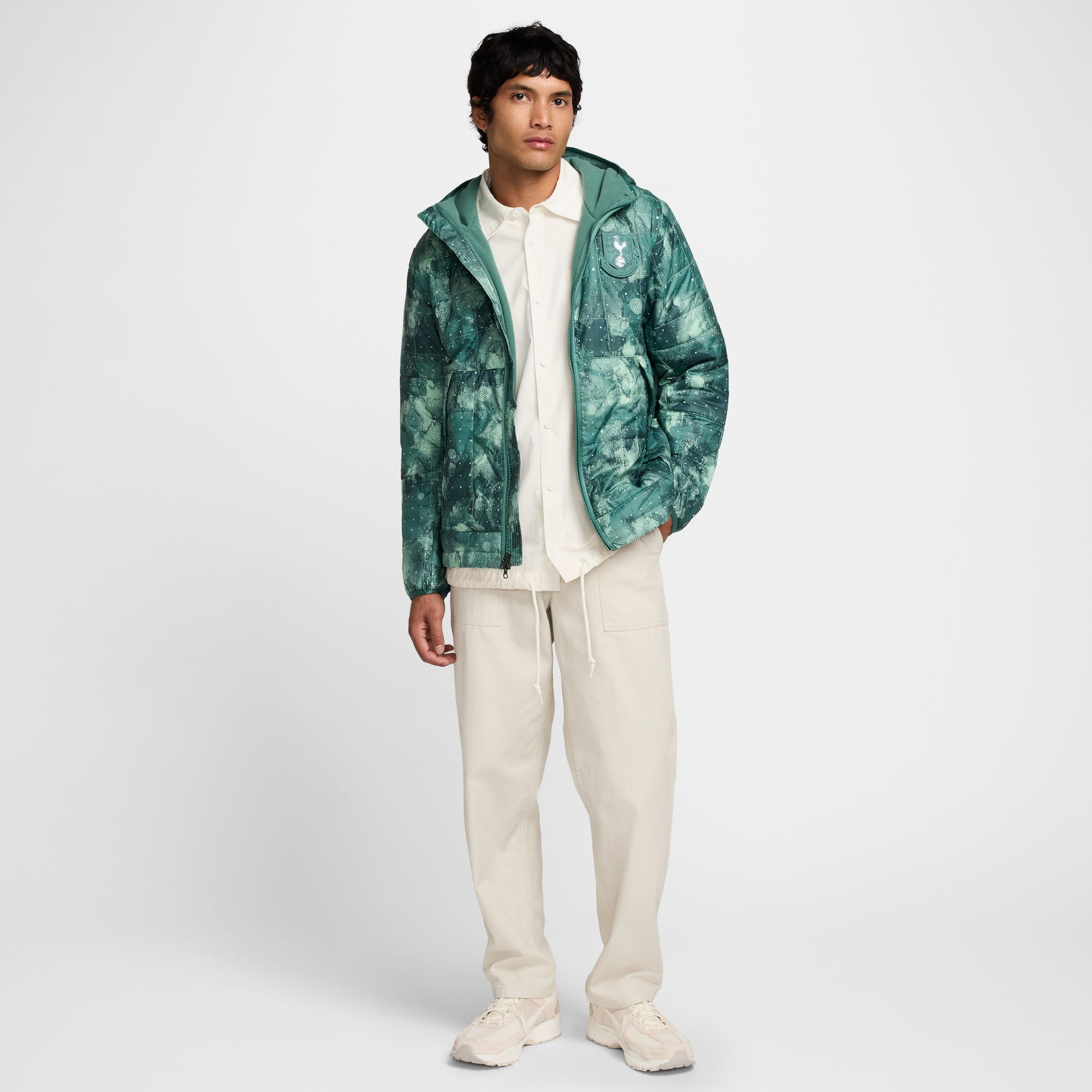 Nike Tothennam Hotspurs Erkek Yeşil Futbol Ceketi