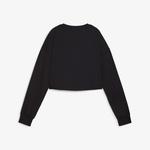 Puma Cloudspun Crossover Crew Kadın Siyah Sweatshirt