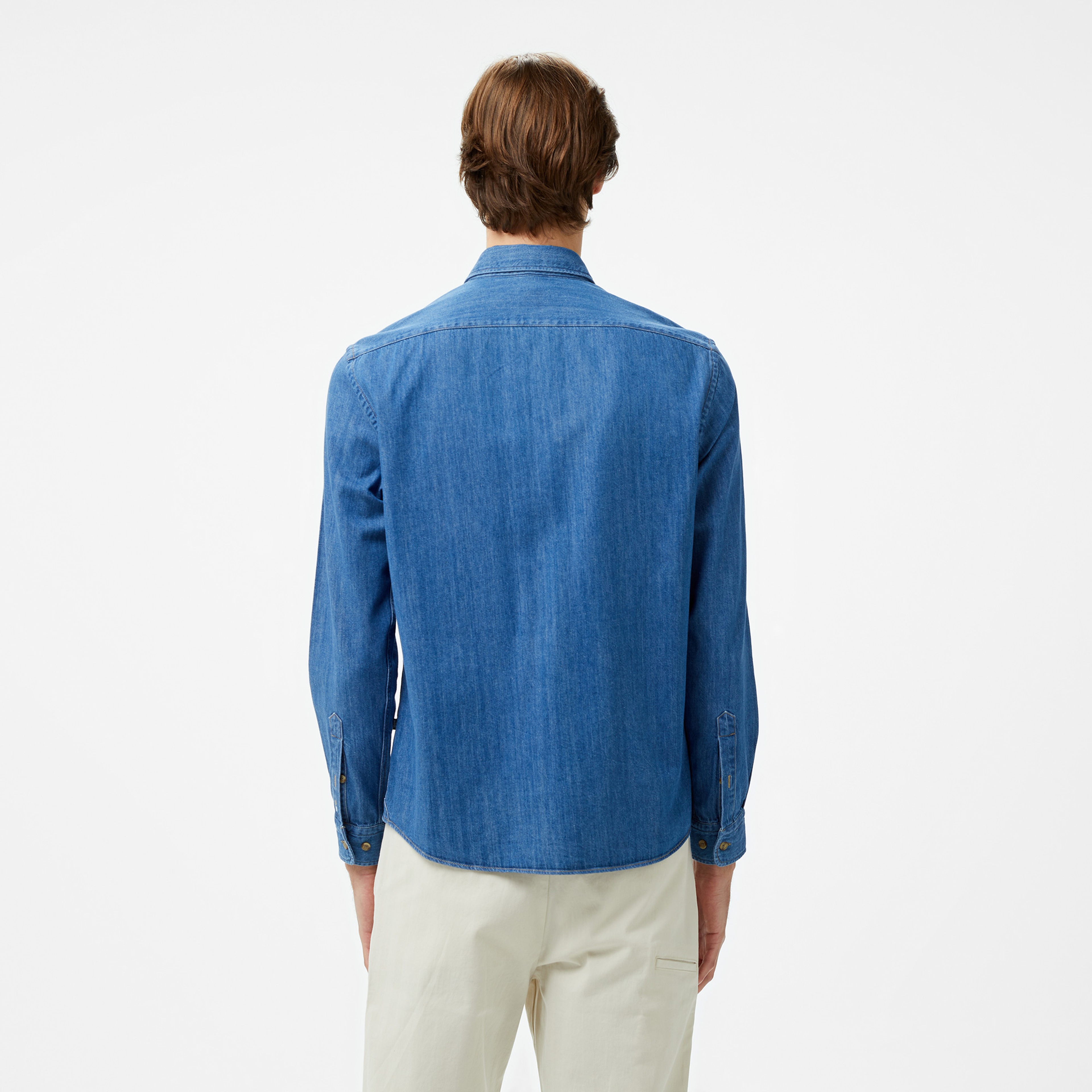 Boss Liam Kent 243 Denim Erkek Lacivert Gömlek