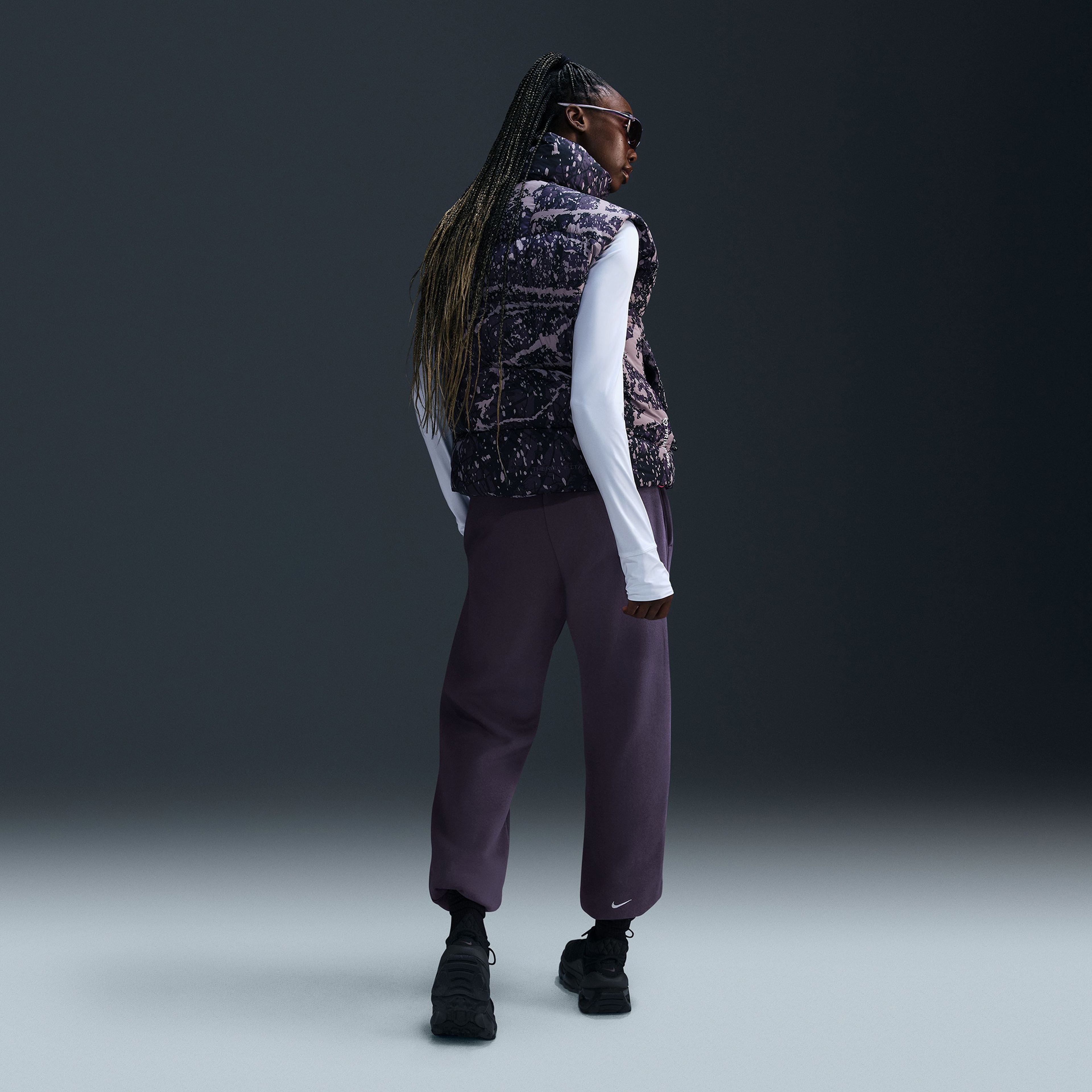 Nike Sportswear Kadın Mor Eşofman Altı