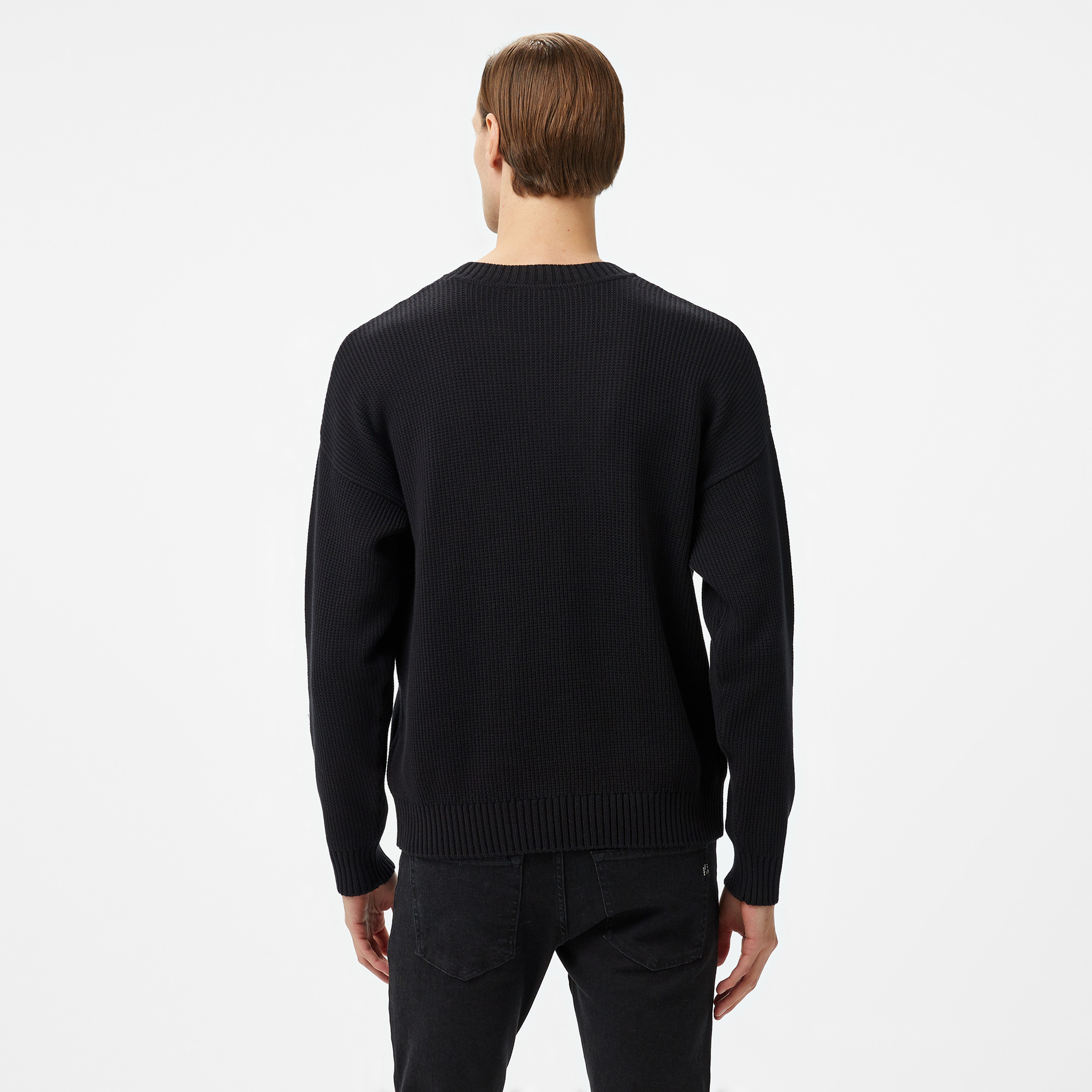 Hugo Semou Erkek Siyah Kazak