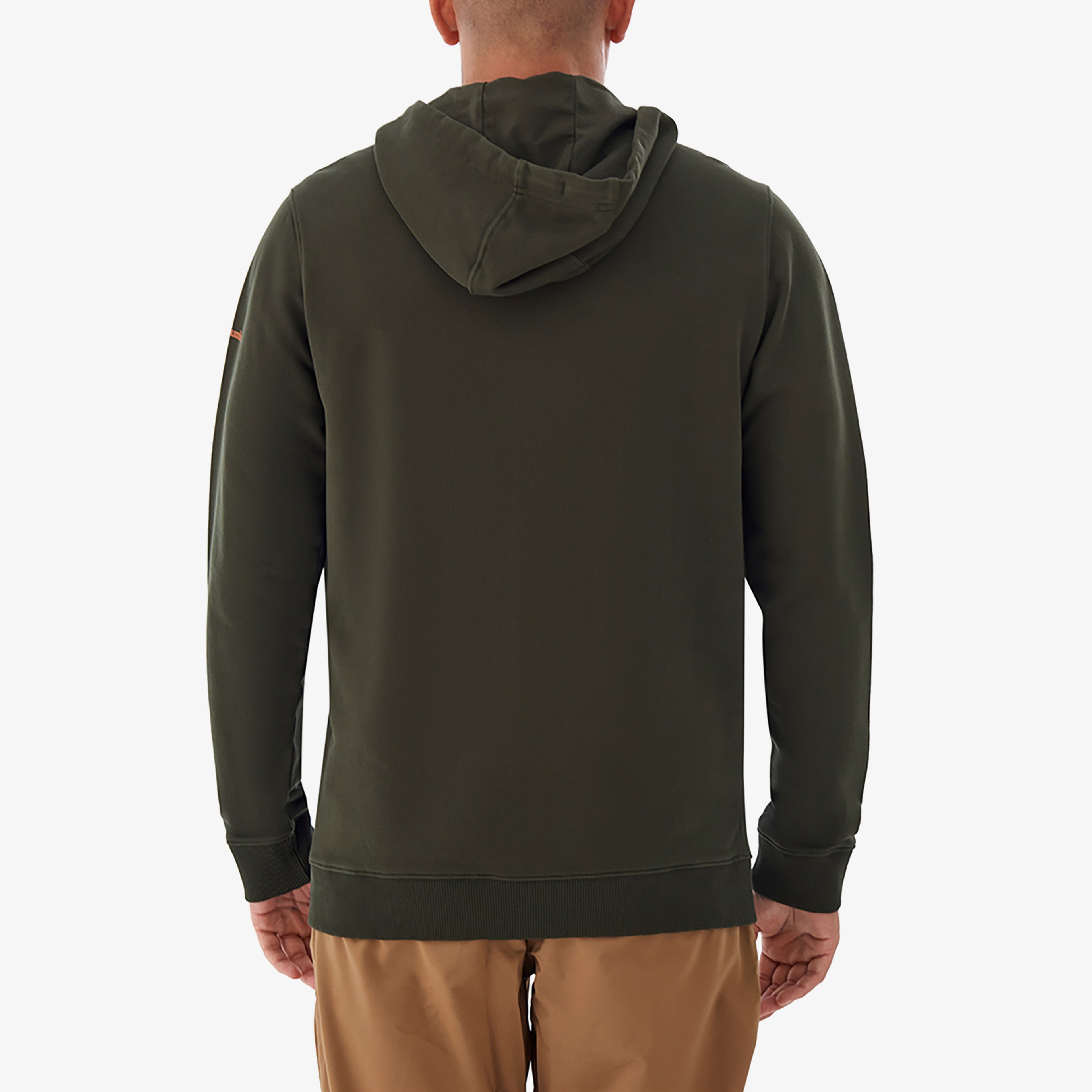 Columbia Linear Drifts Erkek Koyu Yeşil Kapüşonlu Sweatshirt