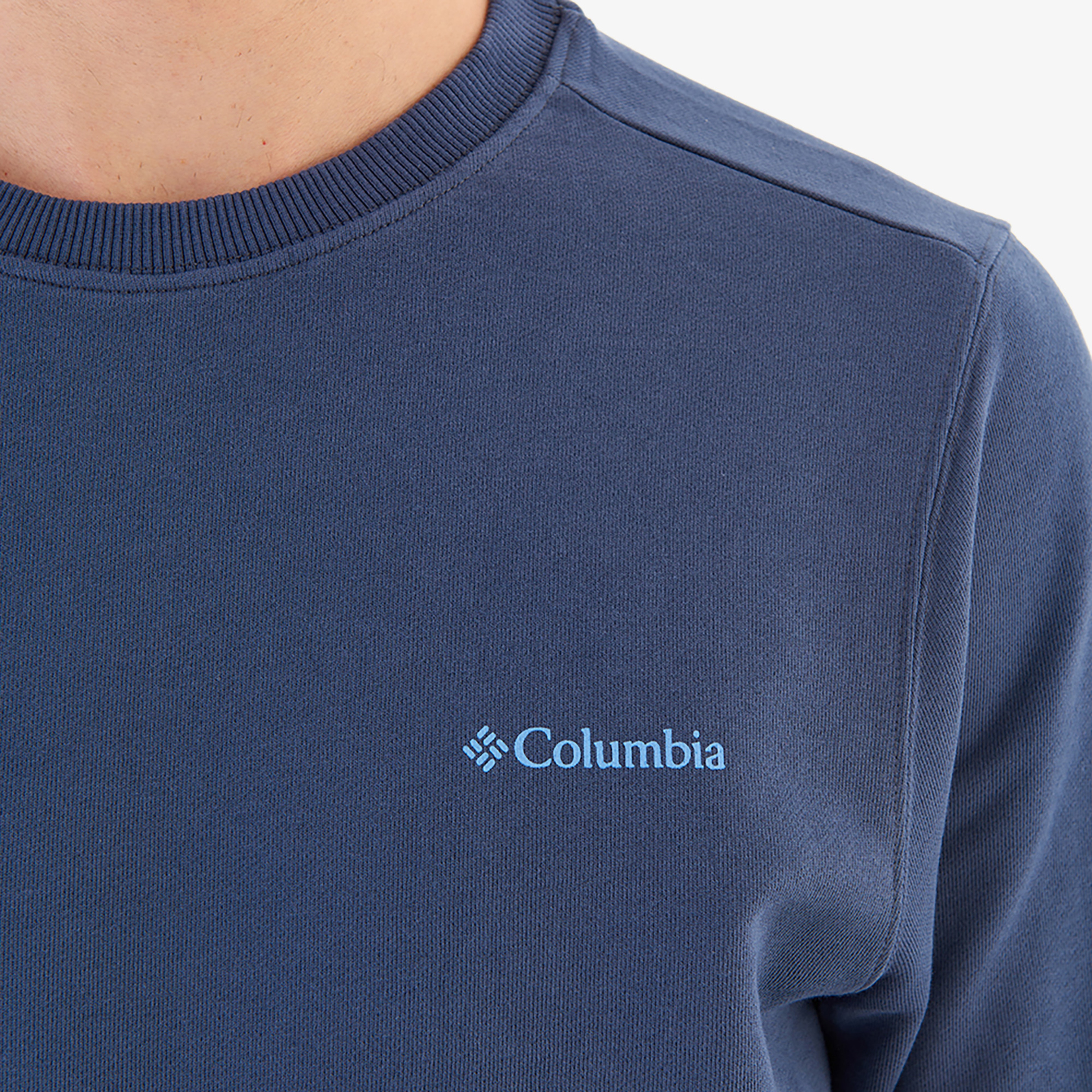 Columbia Basic Crew Erkek Dağ Mavisi Sweatshirt