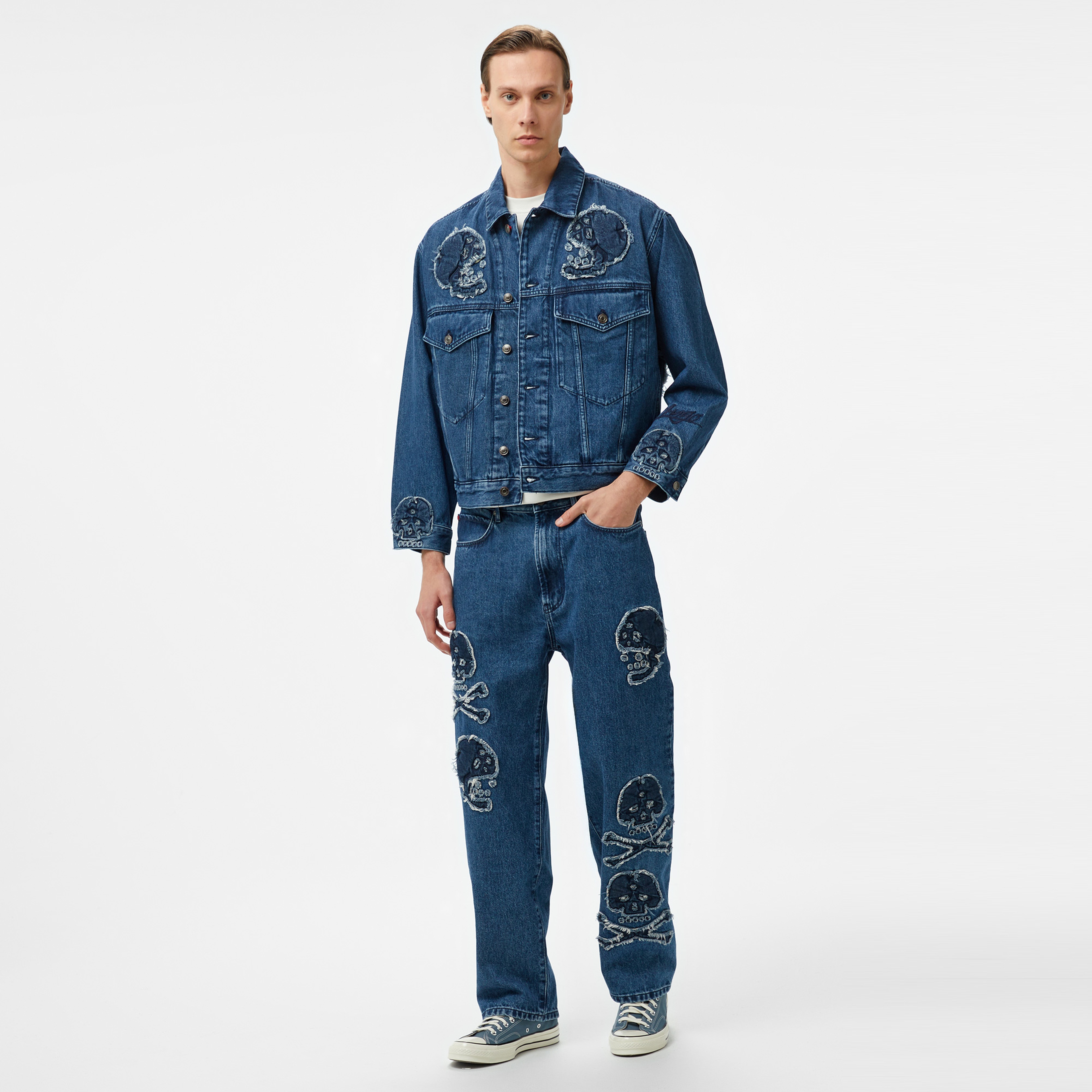 Hugo 446 Erkek Mavi Jean