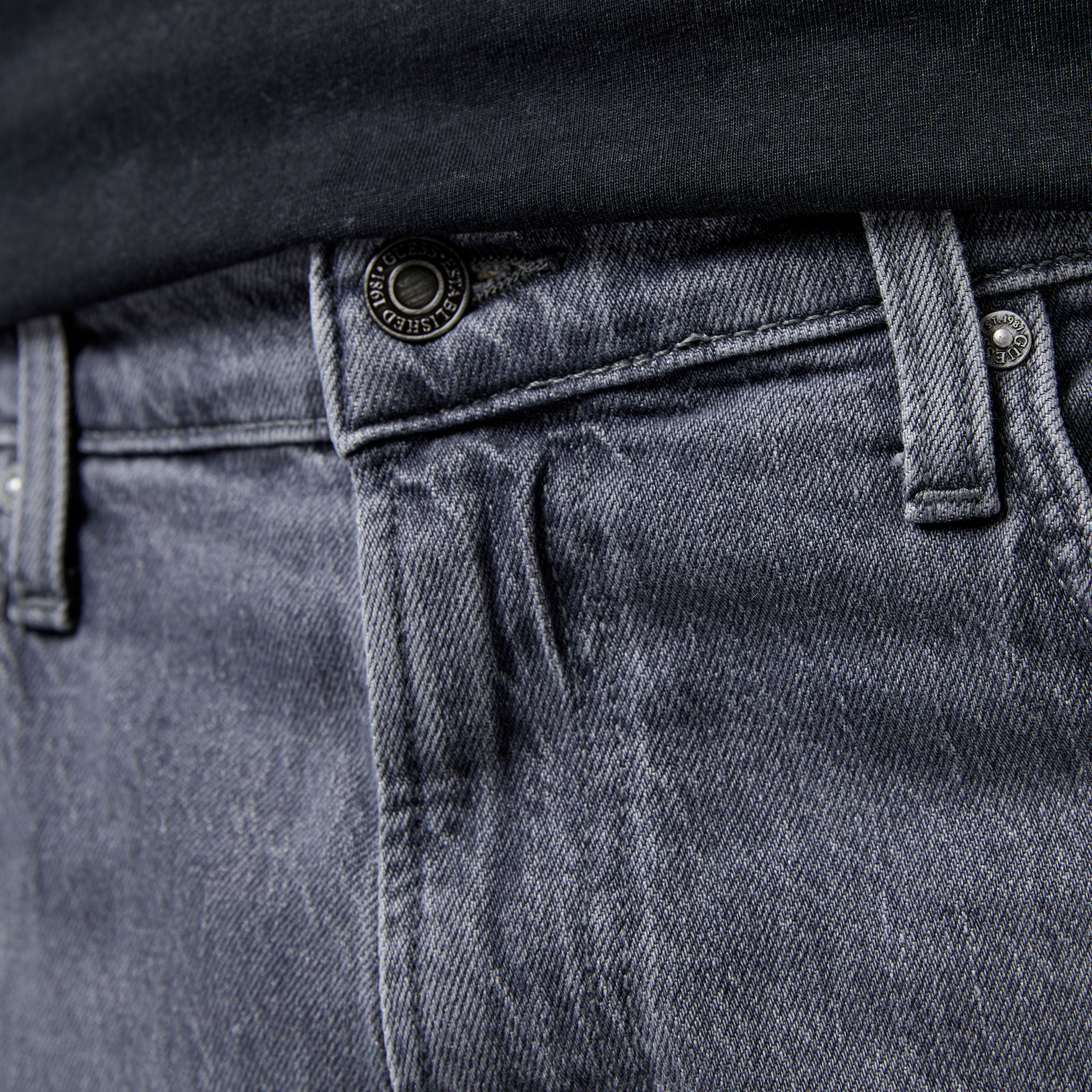 Guess Rodeo Eco Co Vade Str Grey Erkek Gri Jean