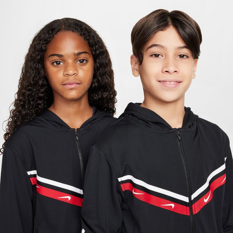 Nike Sportswear Club+ Çocuk Siyah Sweatshirt