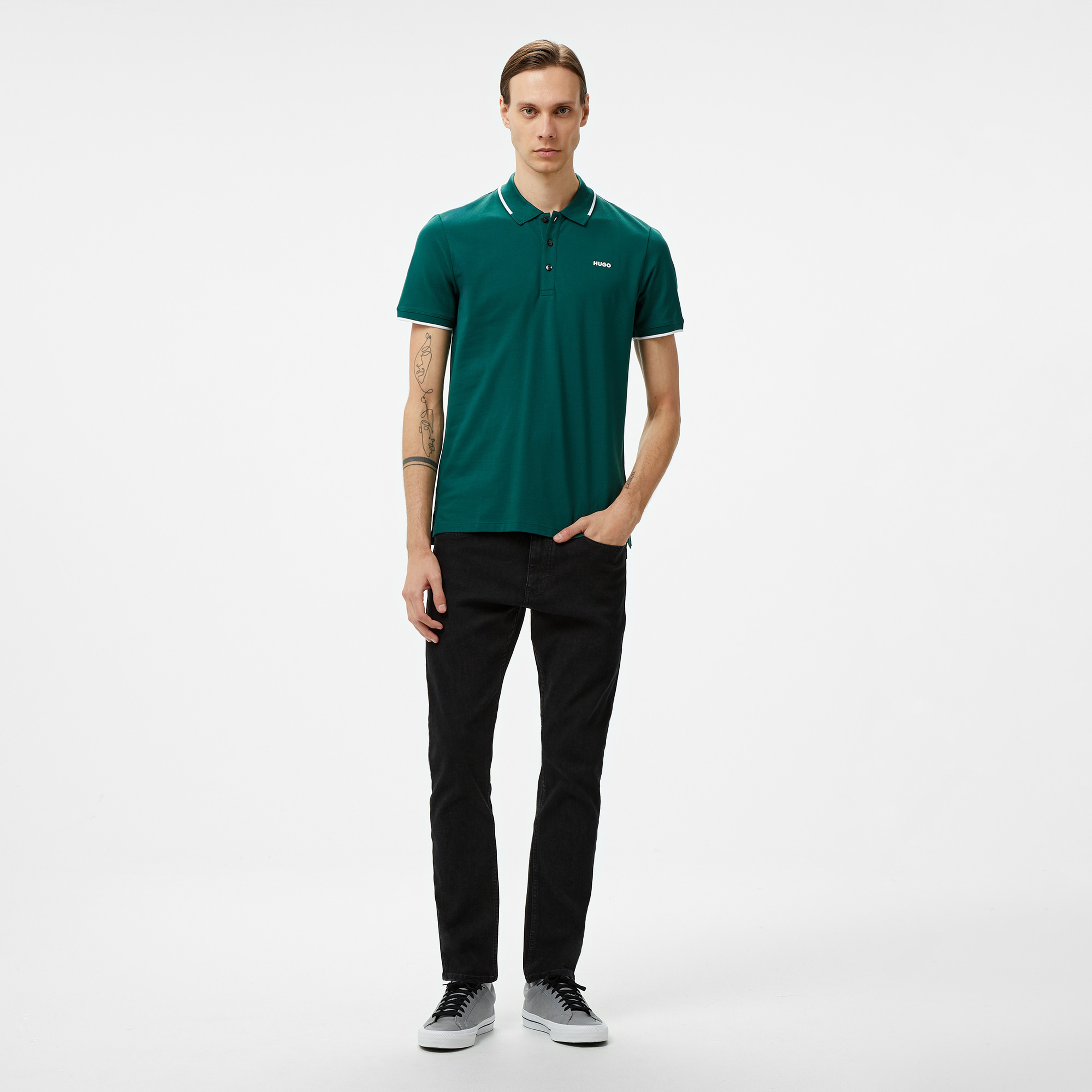 Hugo Dinoso 222 Erkek Yeşil Polo