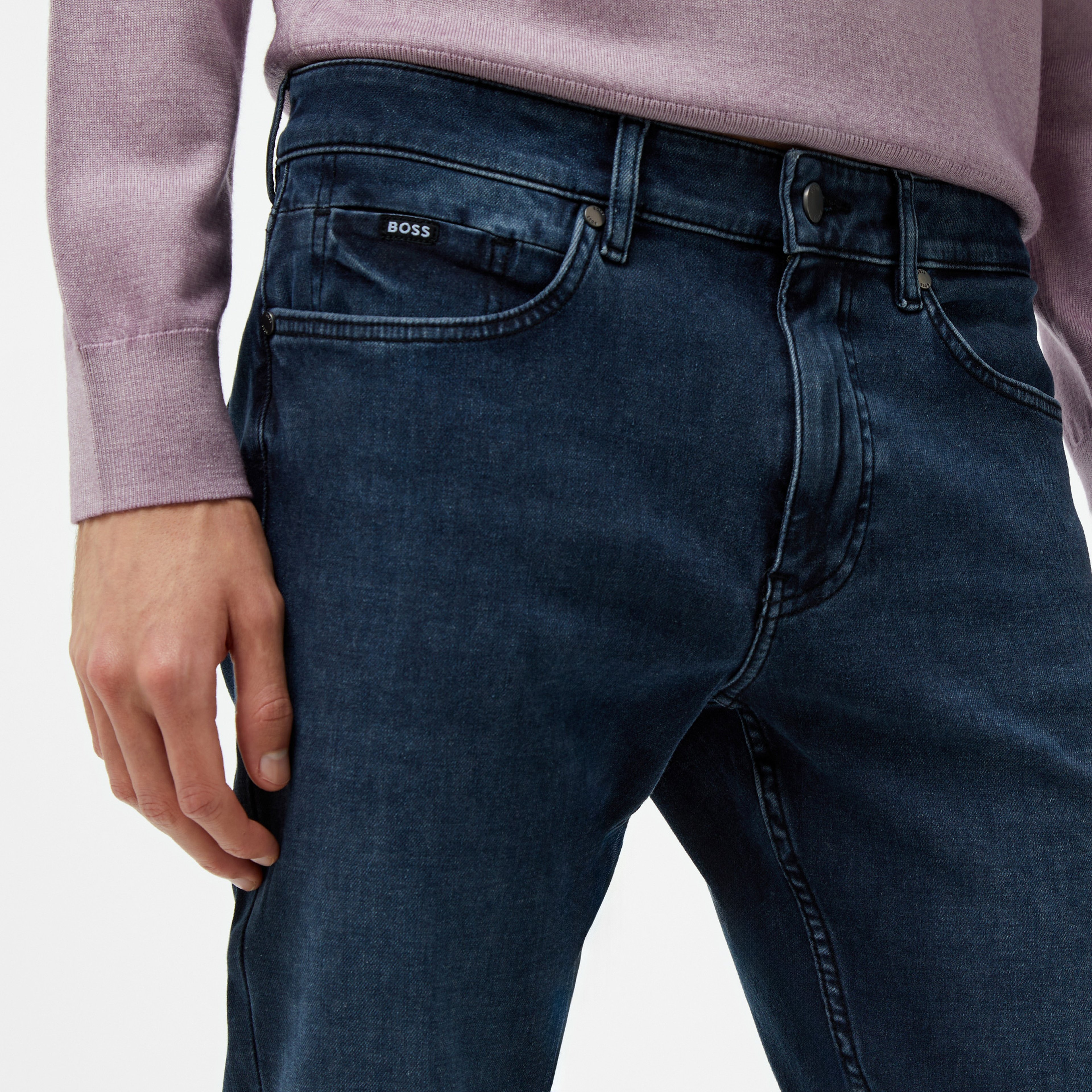 Boss Delaware Erkek Lacivert Jean