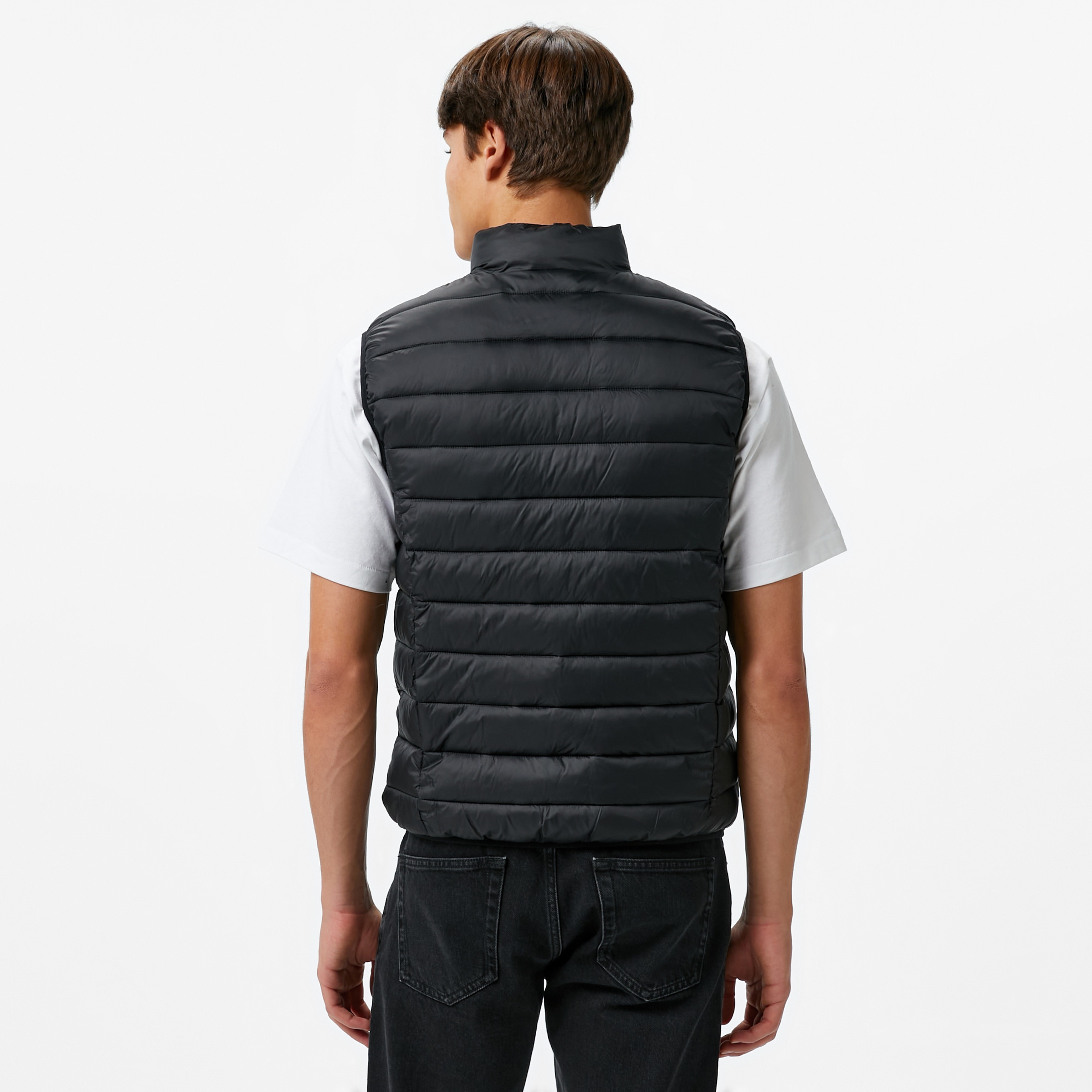 Karl Kani Sport Patch Light Puffer Erkek Siyah Yelek