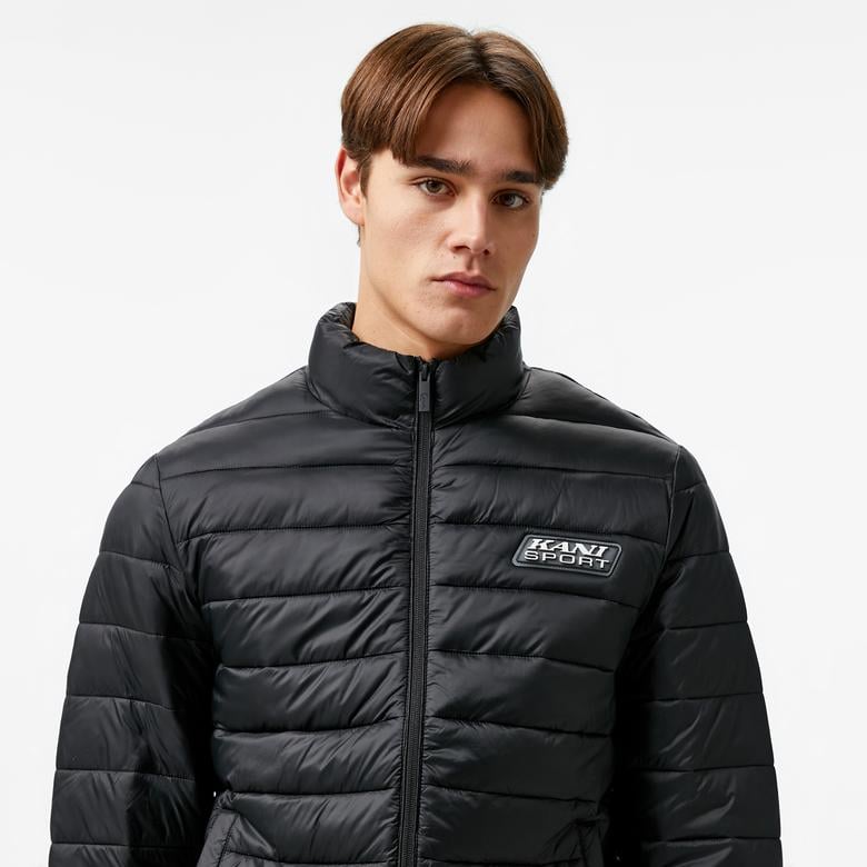 Karl Kani Sport Patch Light Puffer Erkek Siyah Ceket