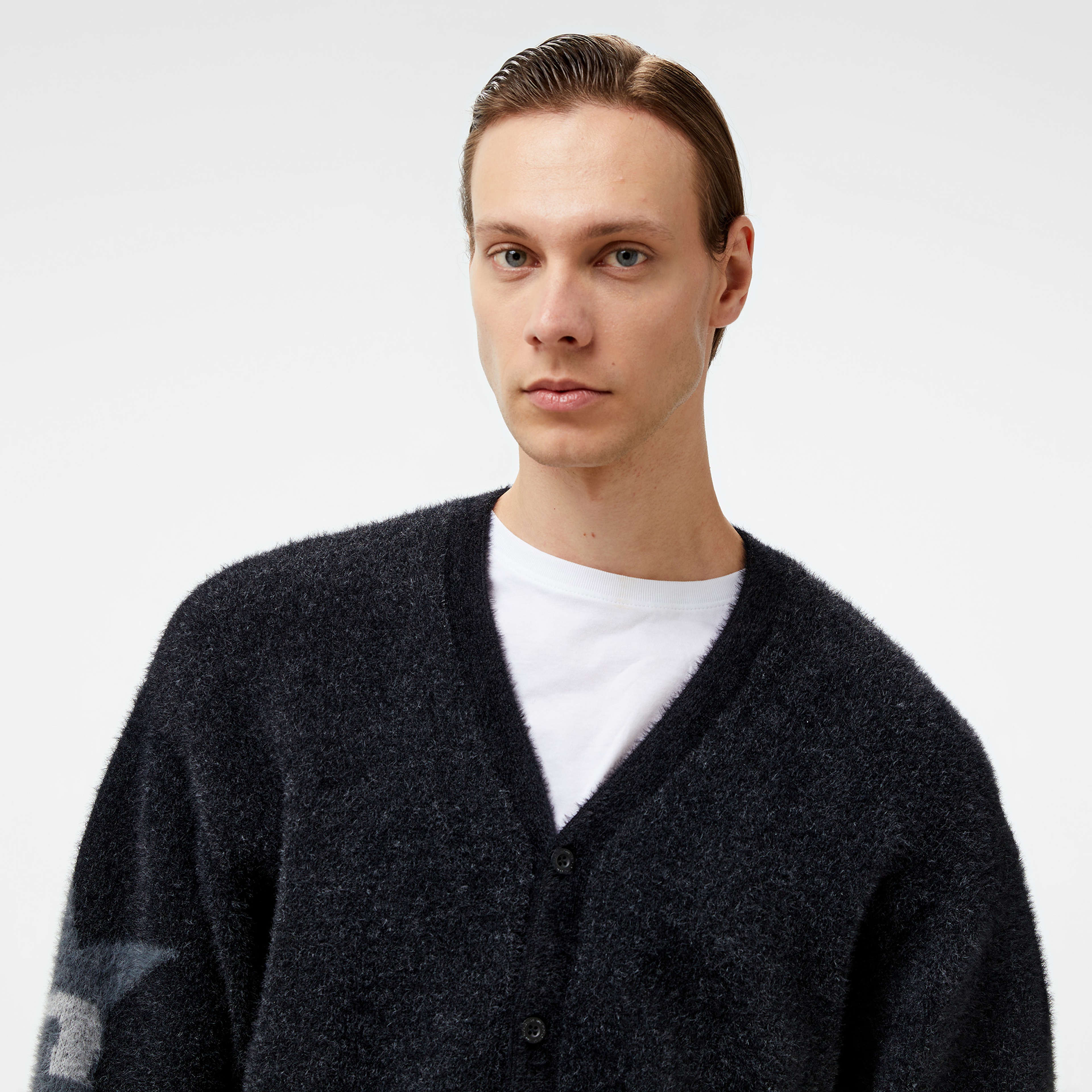 HUF Ursa Mohair Cardigan Erkek Siyah Ceket