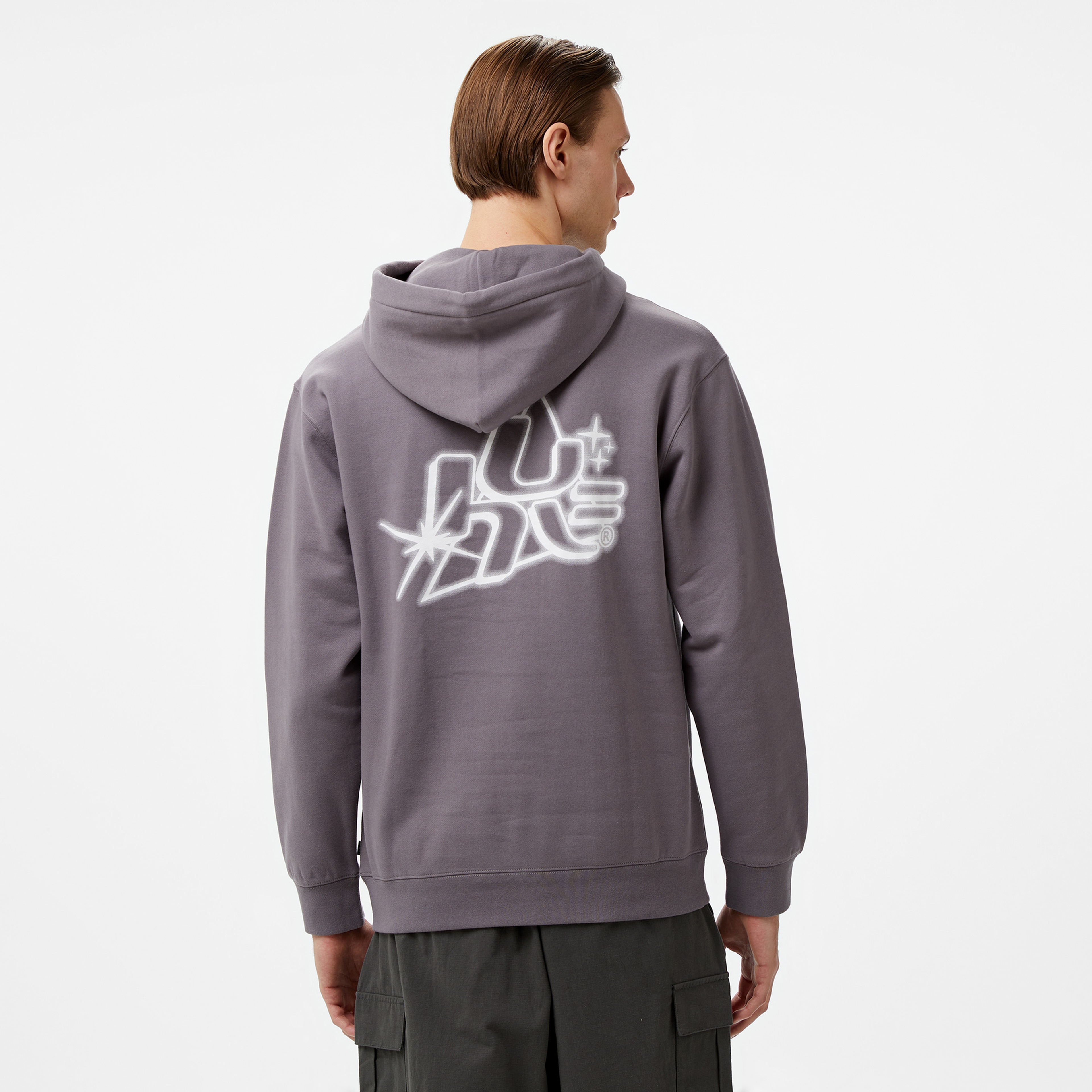 HUF Glow Pullover Erkek Mor Sweatshirt