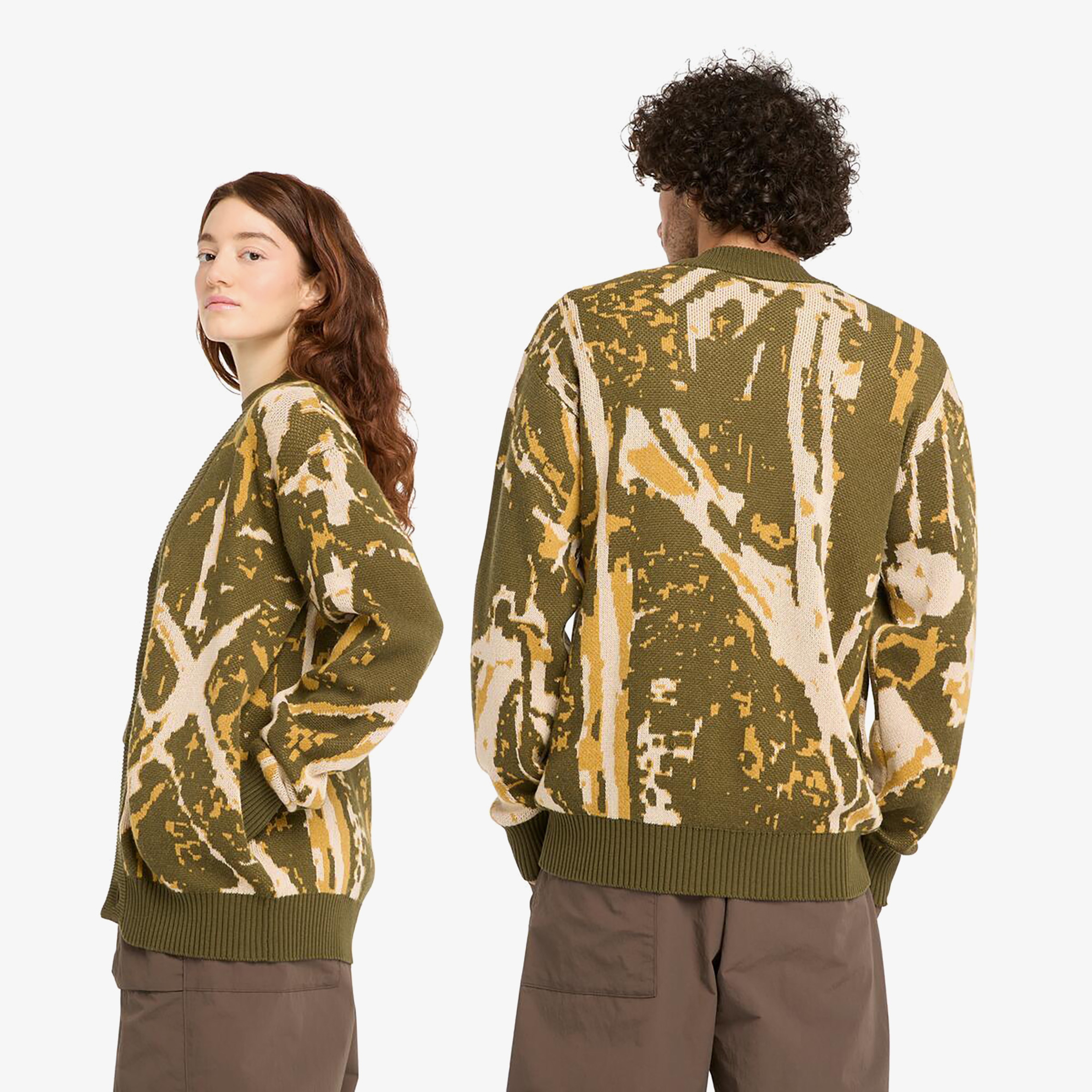 Timberland Forest Camo Erkek Haki Süveter