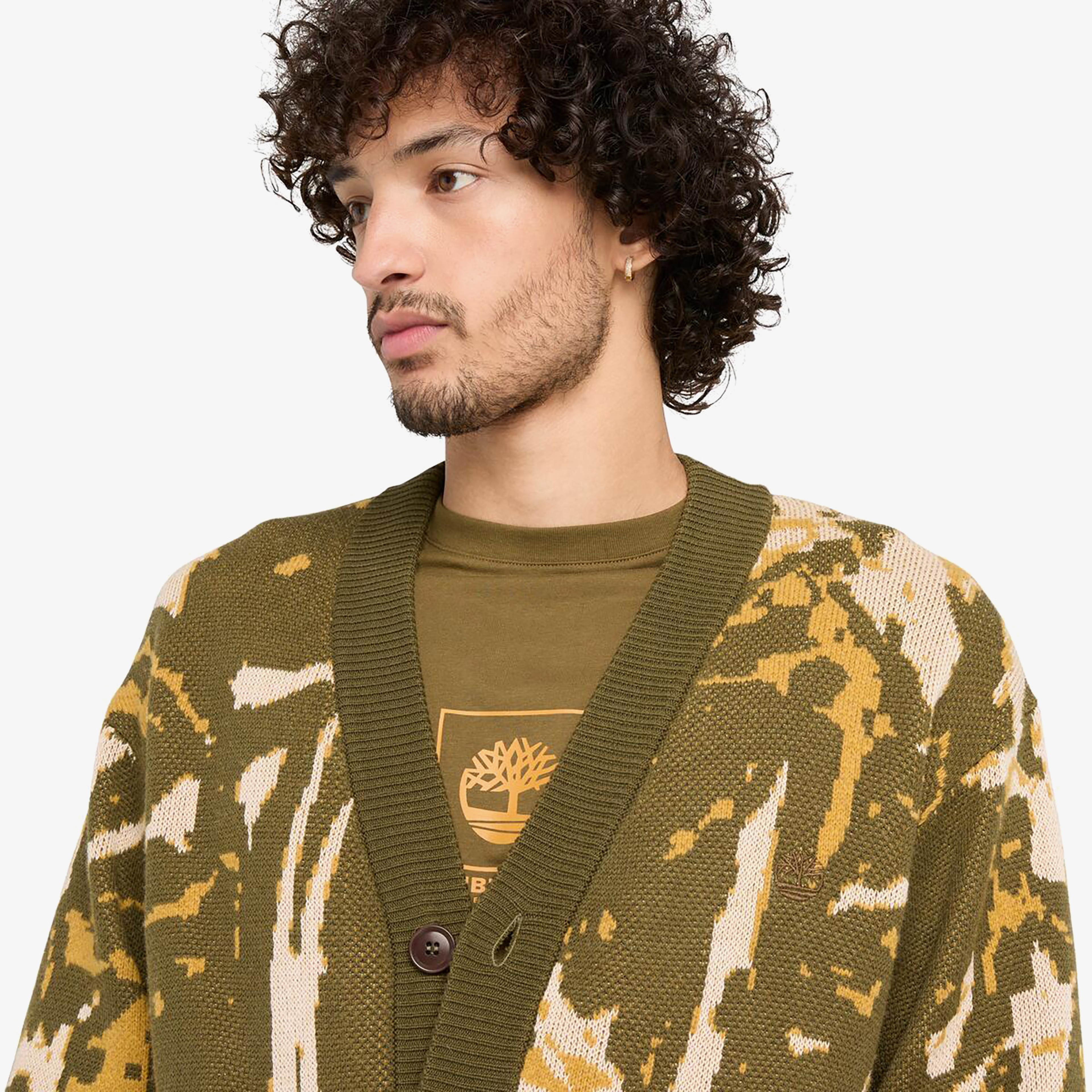 Timberland Forest Camo Erkek Haki Süveter