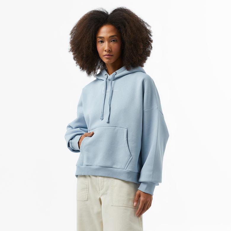 Karl Kani Small Signature Essential Os Kadın Mavi Sweatshirt