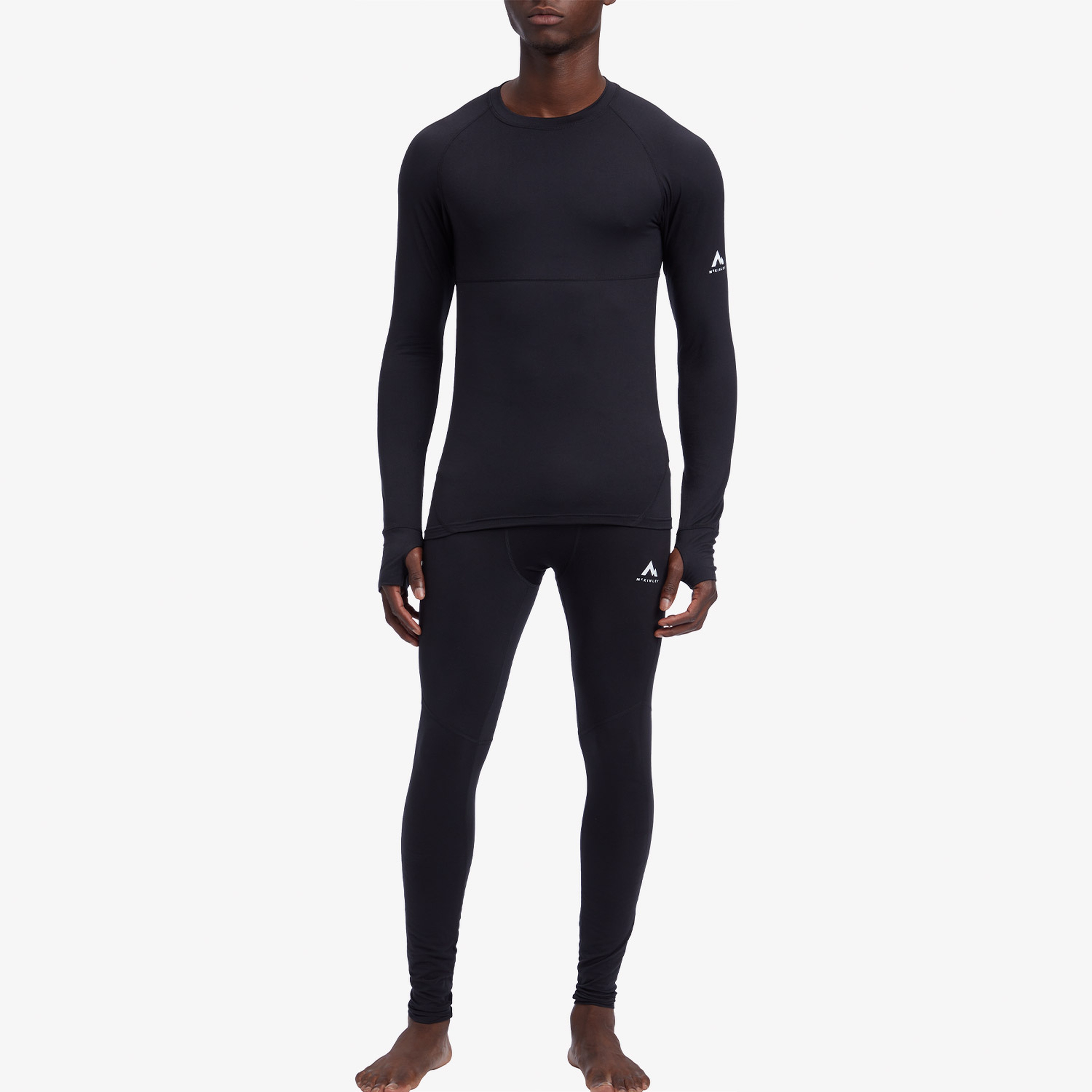 Mc Kinley Dustin II Erkek Siyah Uzun Kollu T-Shirt