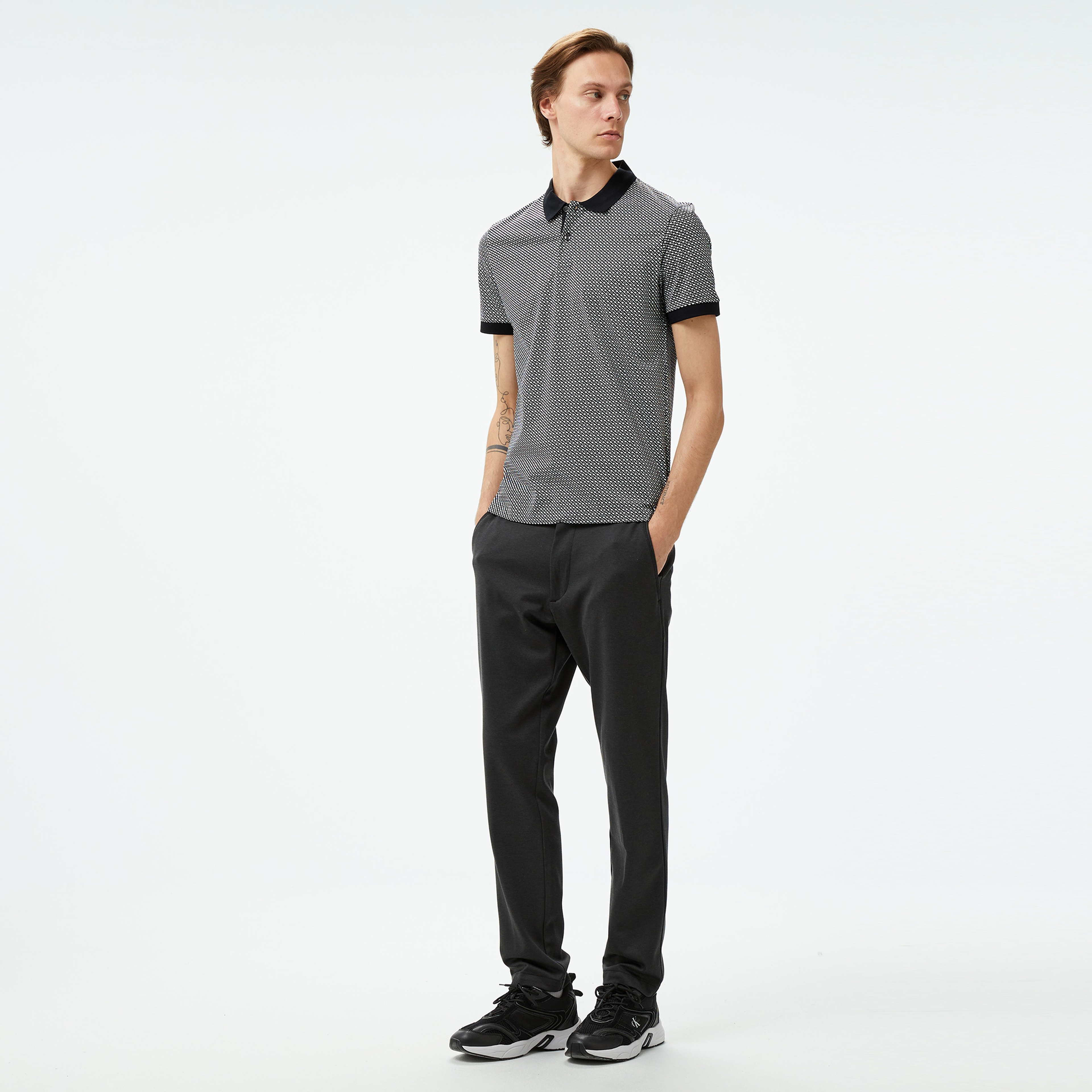 Boss H-Parlay 204 Erkek Siyah Polo