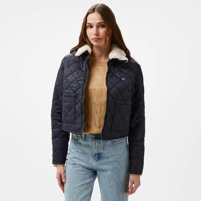 Tommy Hilfiger Jeans Izzie Slm Kadın Lacivert Ceket