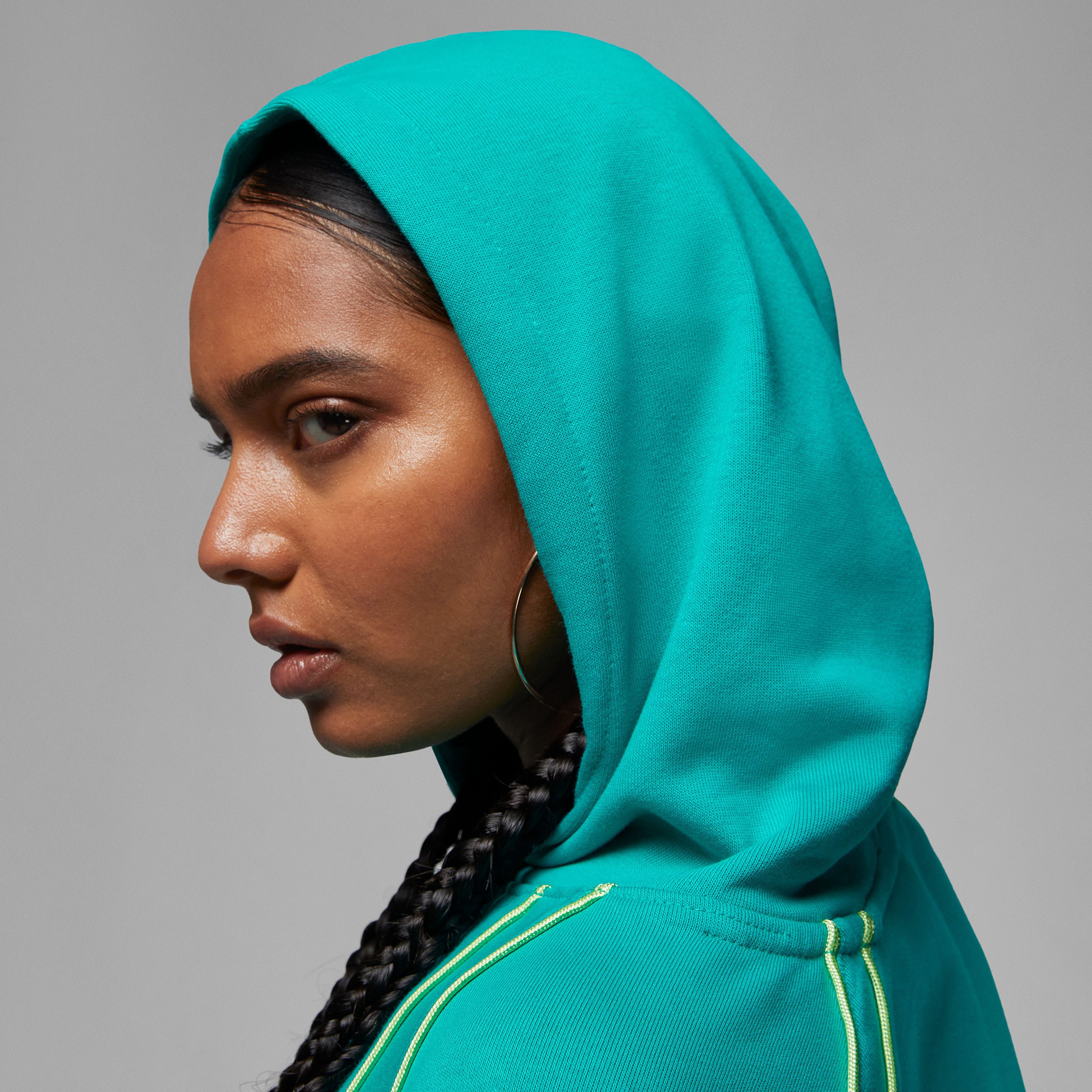 Jordan Sport Fleece Kadın Yeşil Sweatshirt