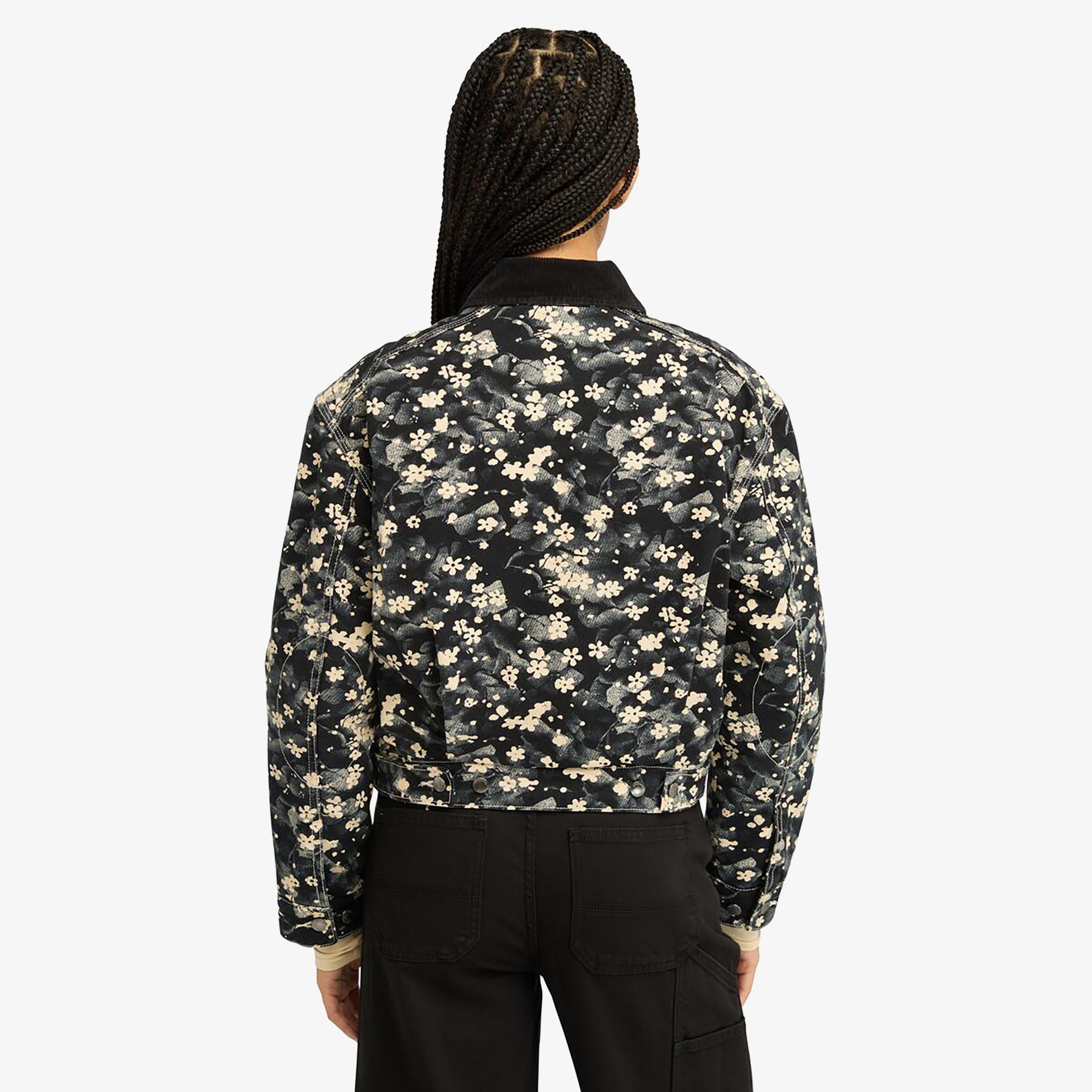 Timberland Strafford Quılted Washed Canvas Printed Kadın Bej Ceket