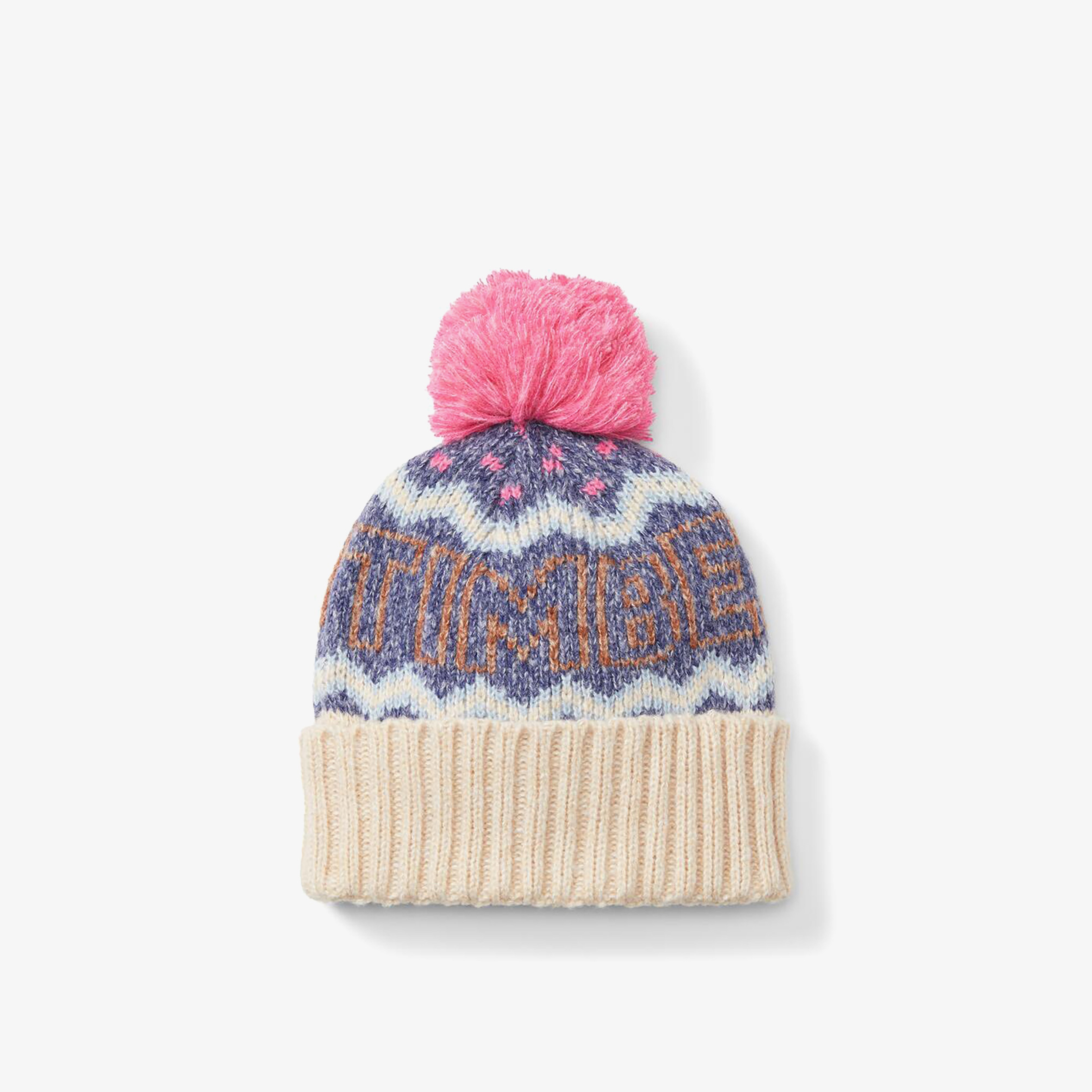 Timberland Fairisle Cuff Hat Kadın Lacivert Şapka
