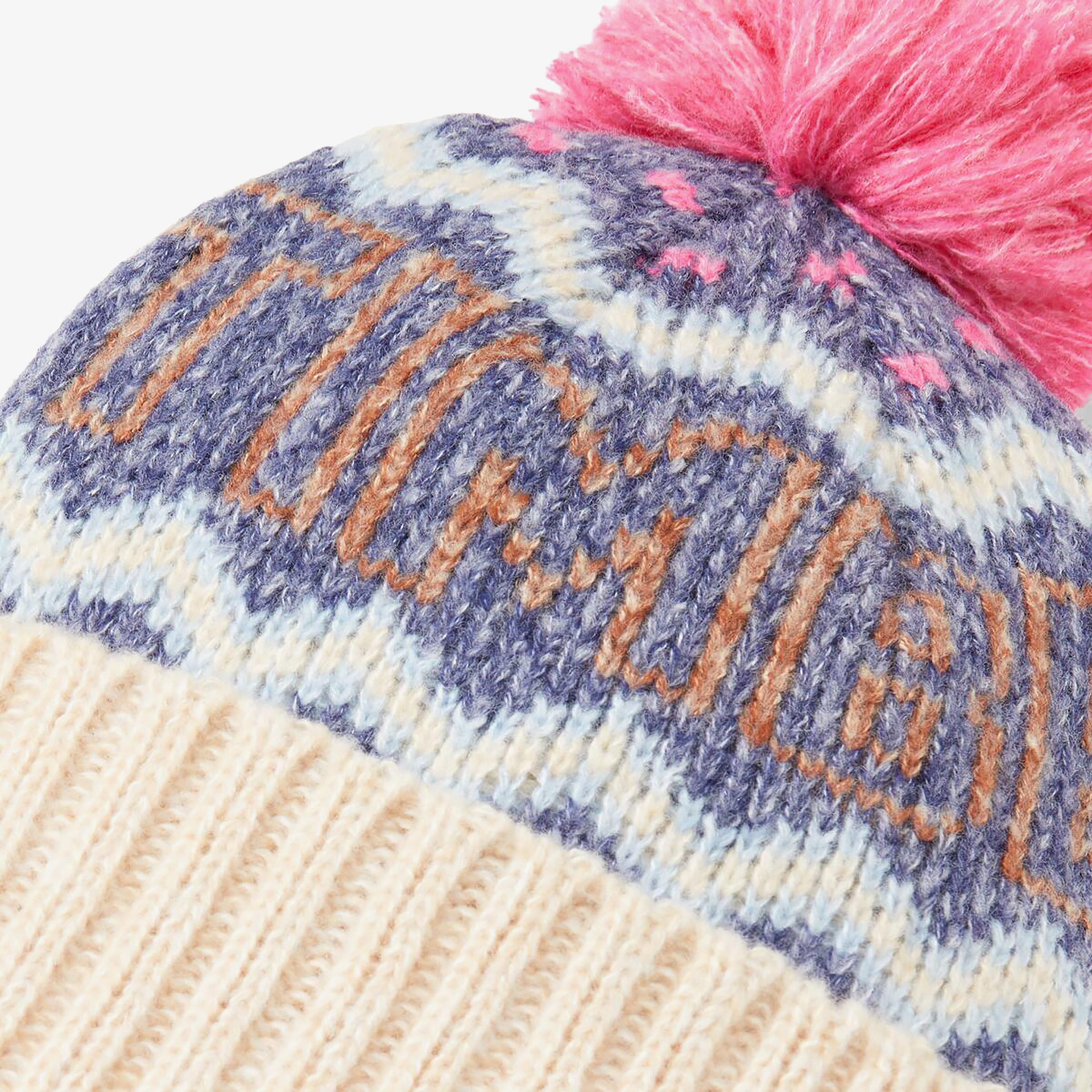 Timberland Fairisle Cuff Hat Kadın Lacivert Şapka