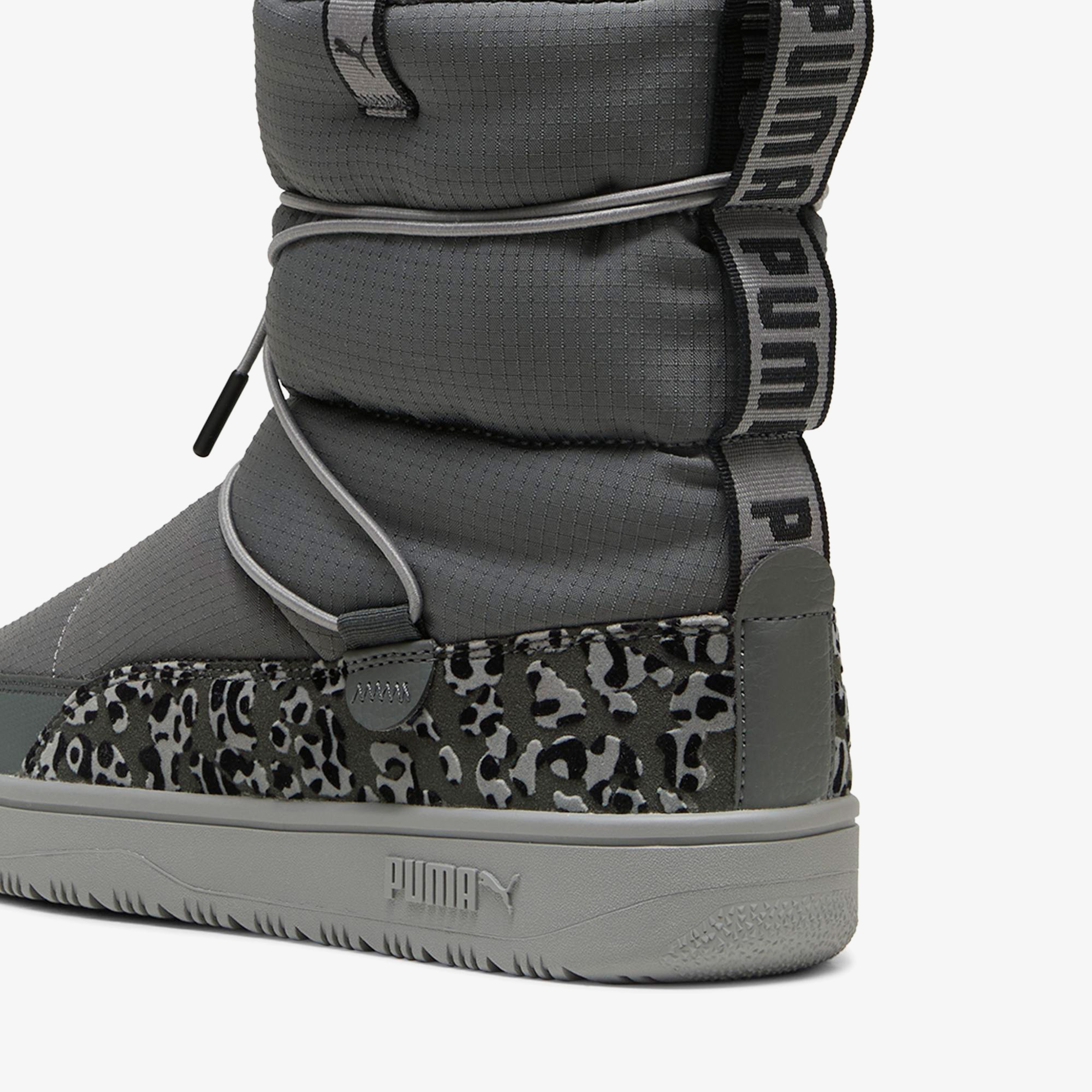 Puma Snowbae Animal Kadın Gri Bot