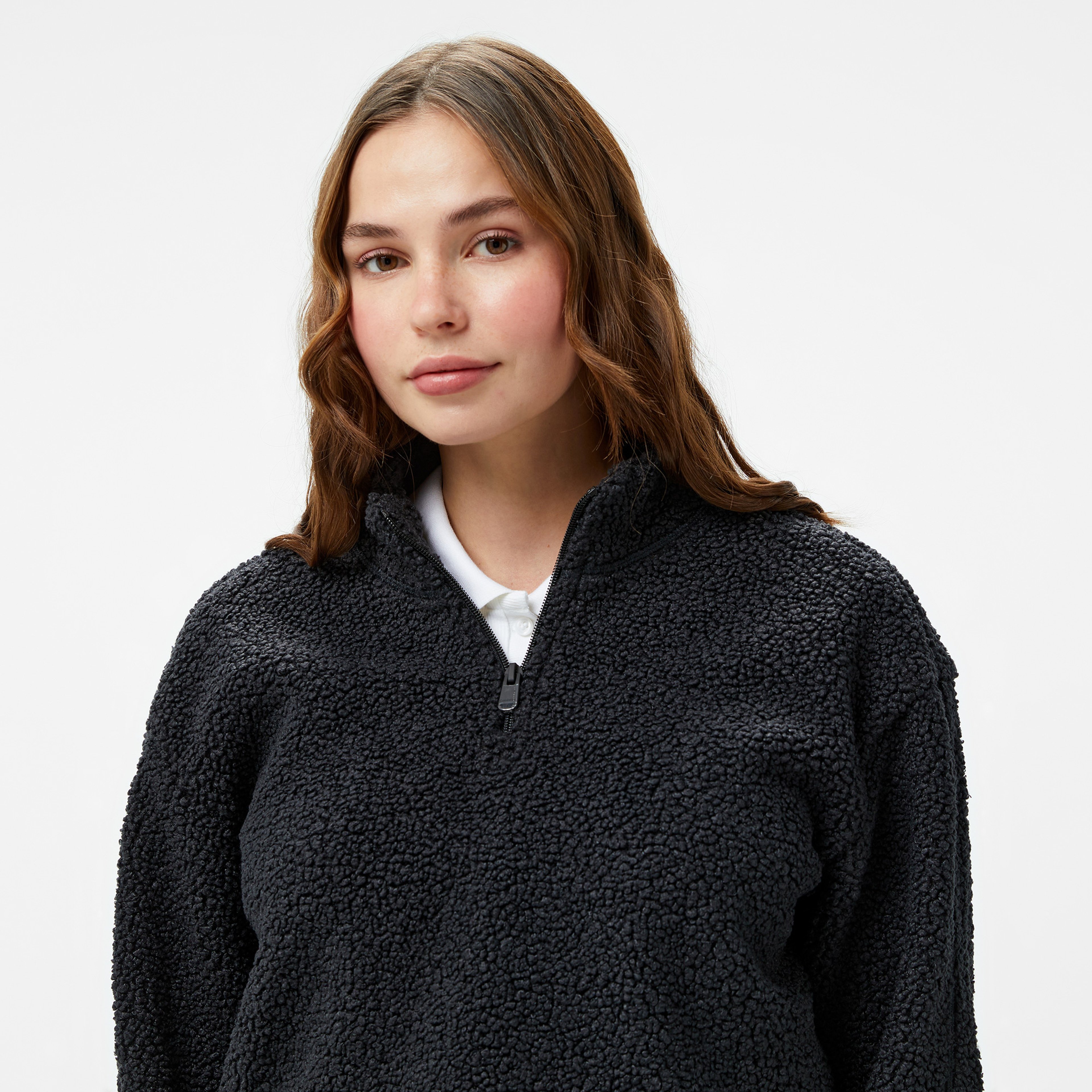 Calvin Klein Kadın Siyah Mont