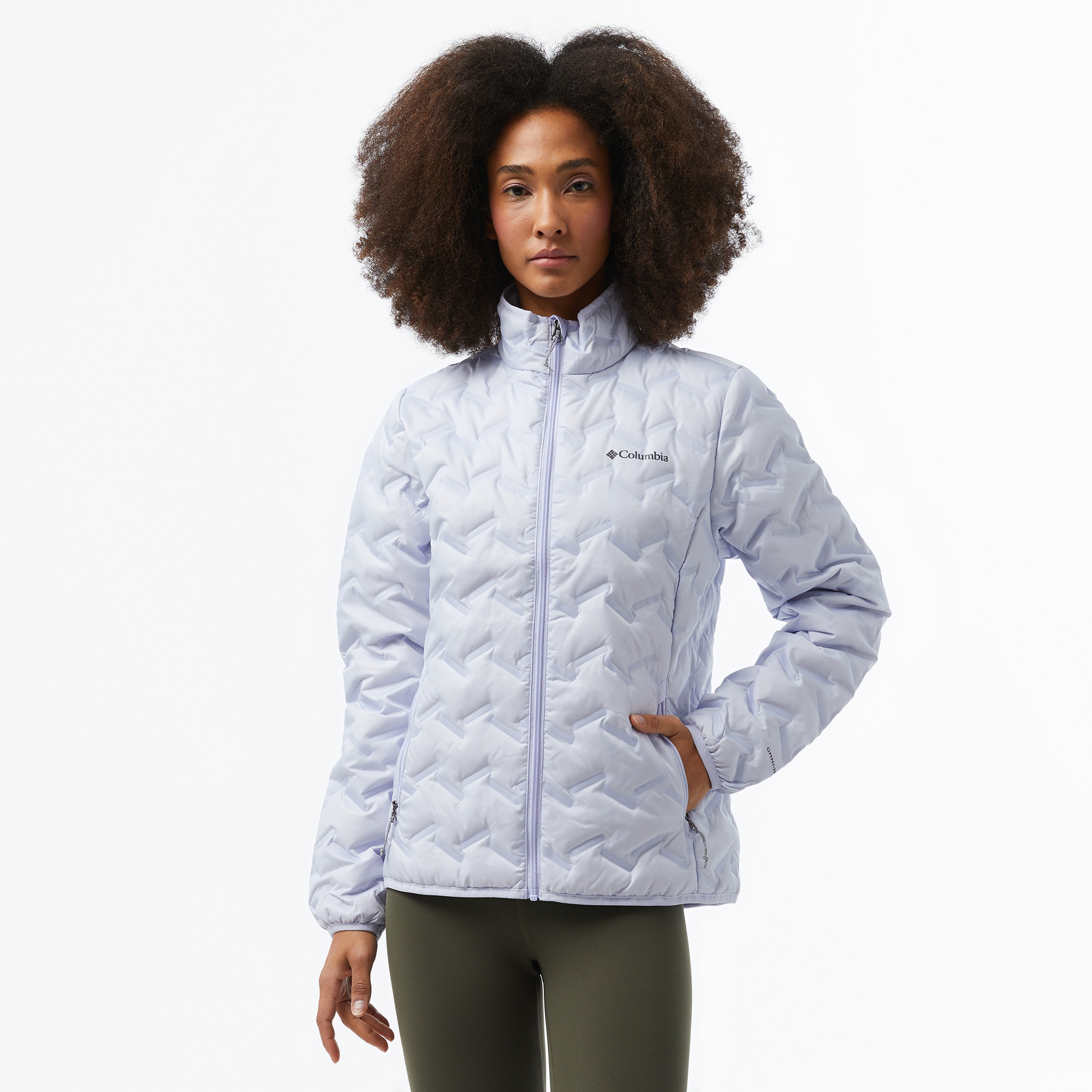 Columbia Delta Ridge II Down Kadın Mor Mont