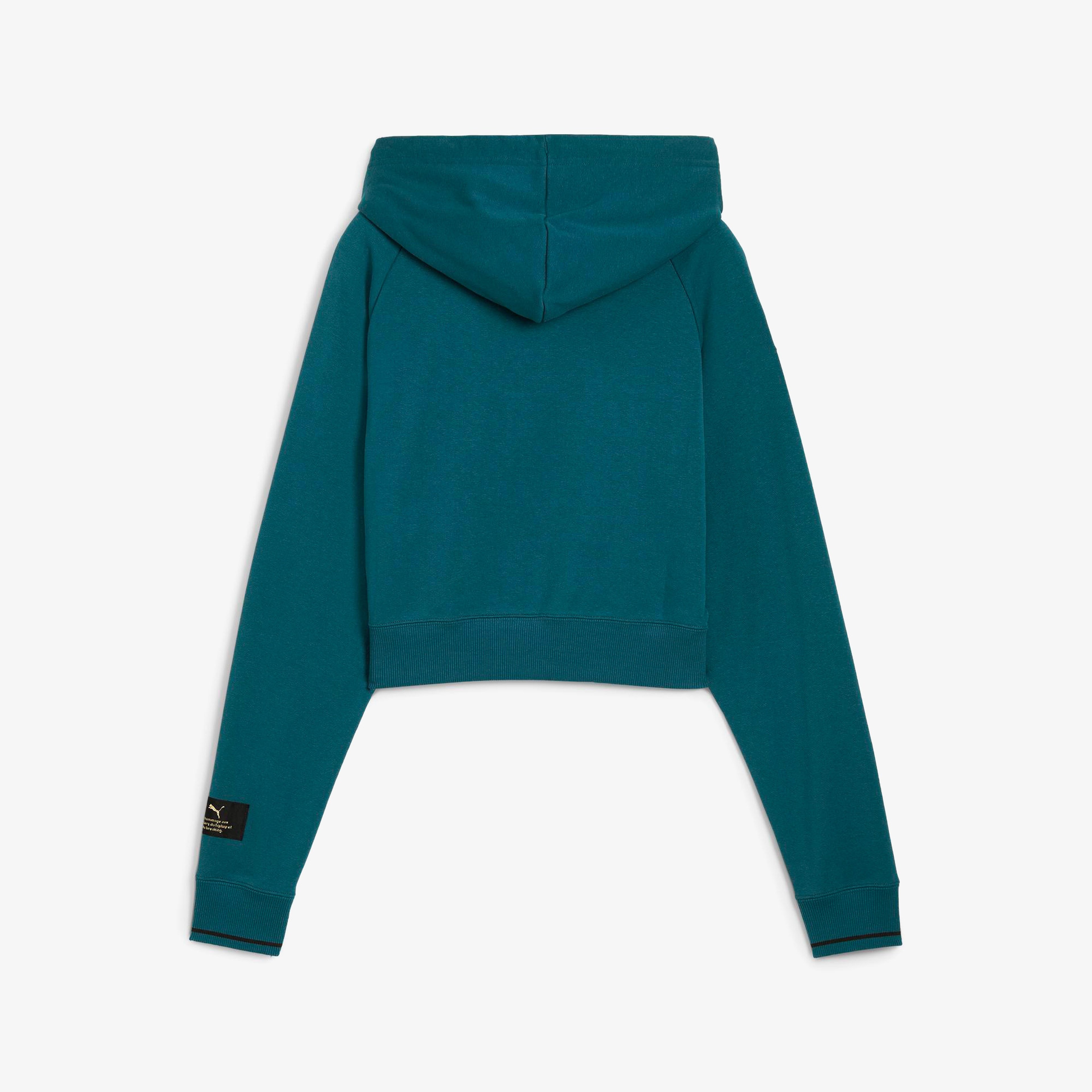 Puma Classics Relaxed Kadın Yeşil Sweatshirt