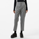 Tommy Hilfiger Flannel Slim Straight Kadın Gri Pantolon