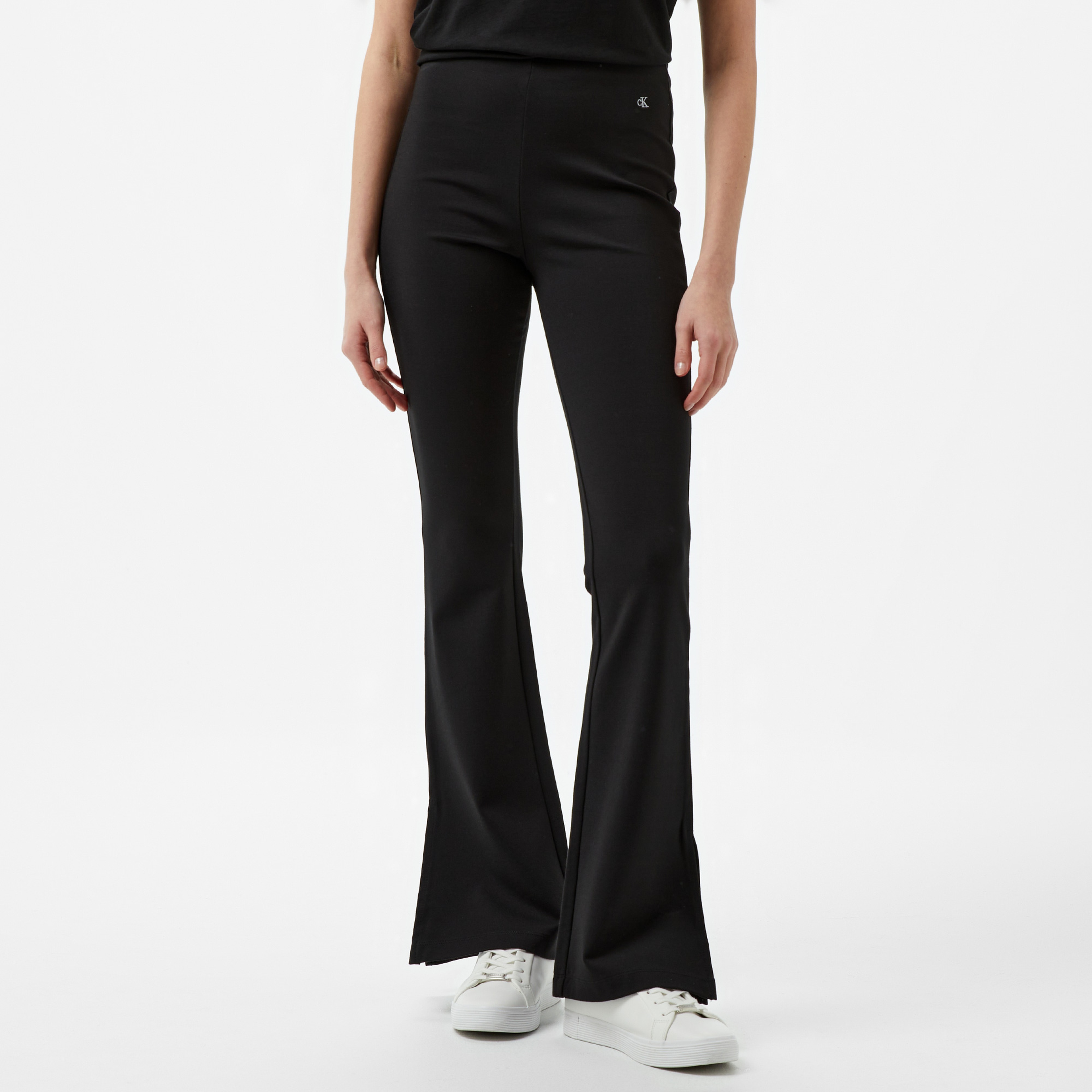 Calvin Klein Jeans Sculpted Milano Leggings Kadın Siyah Tayt