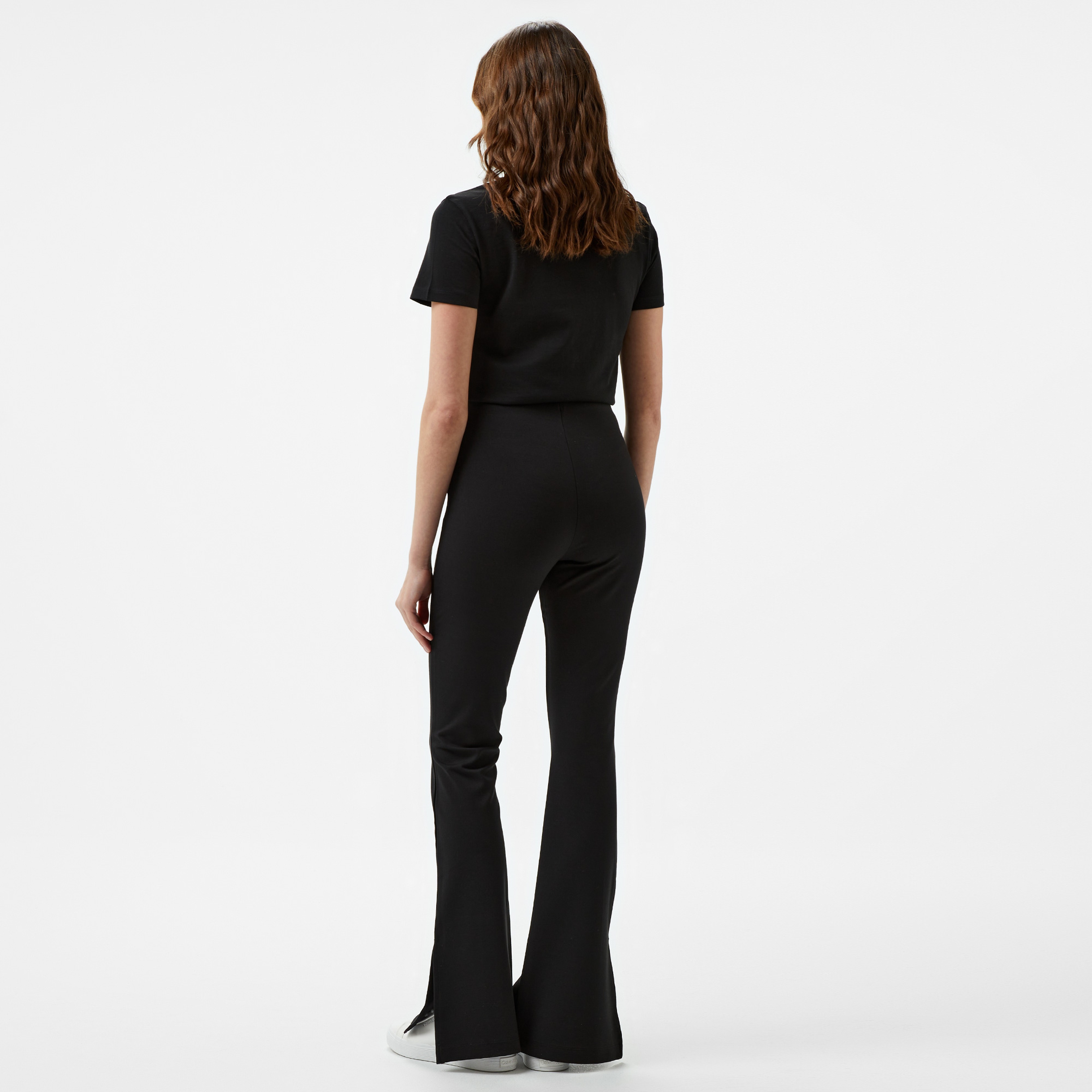 Calvin Klein Jeans Sculpted Milano Leggings Kadın Siyah Tayt