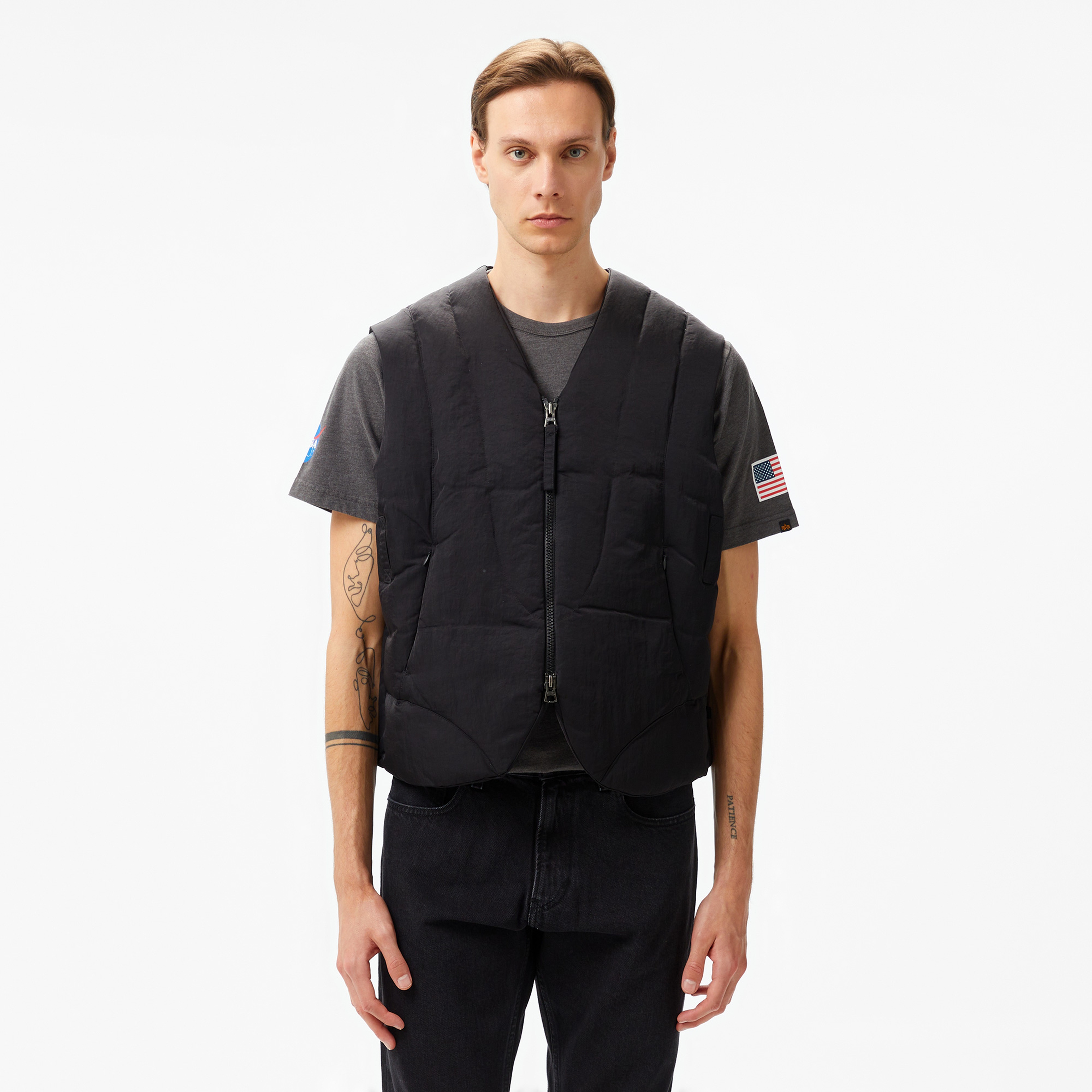 Alpha Industries Insulated Vest Unisex Siyah Yelek