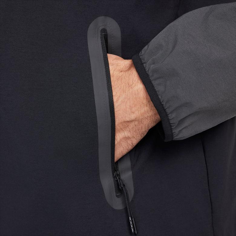 Nike Tech Dokuma Erkek Siyah Ceket