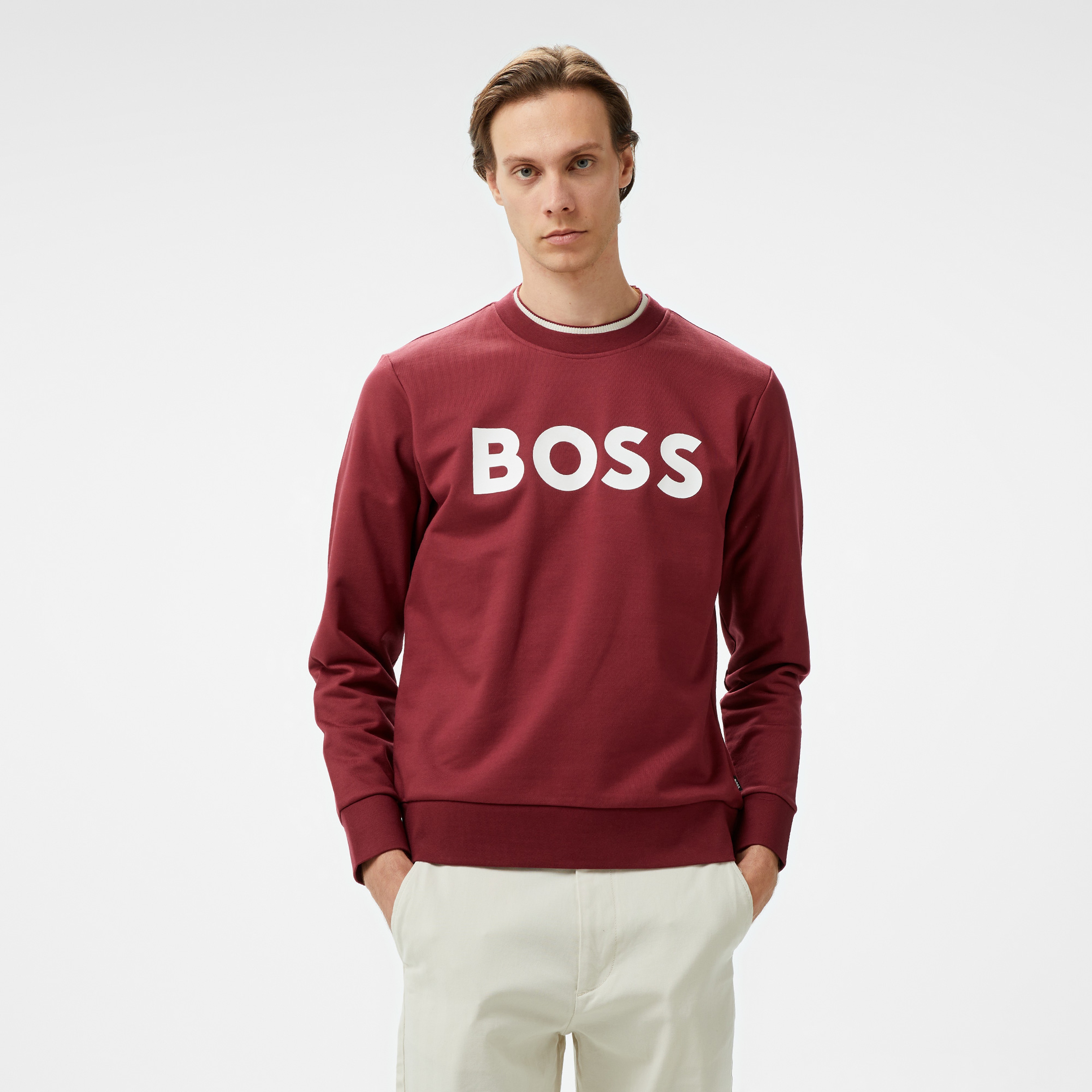 Boss Soleri 02 Erkek Kırmızı Sweatshirt