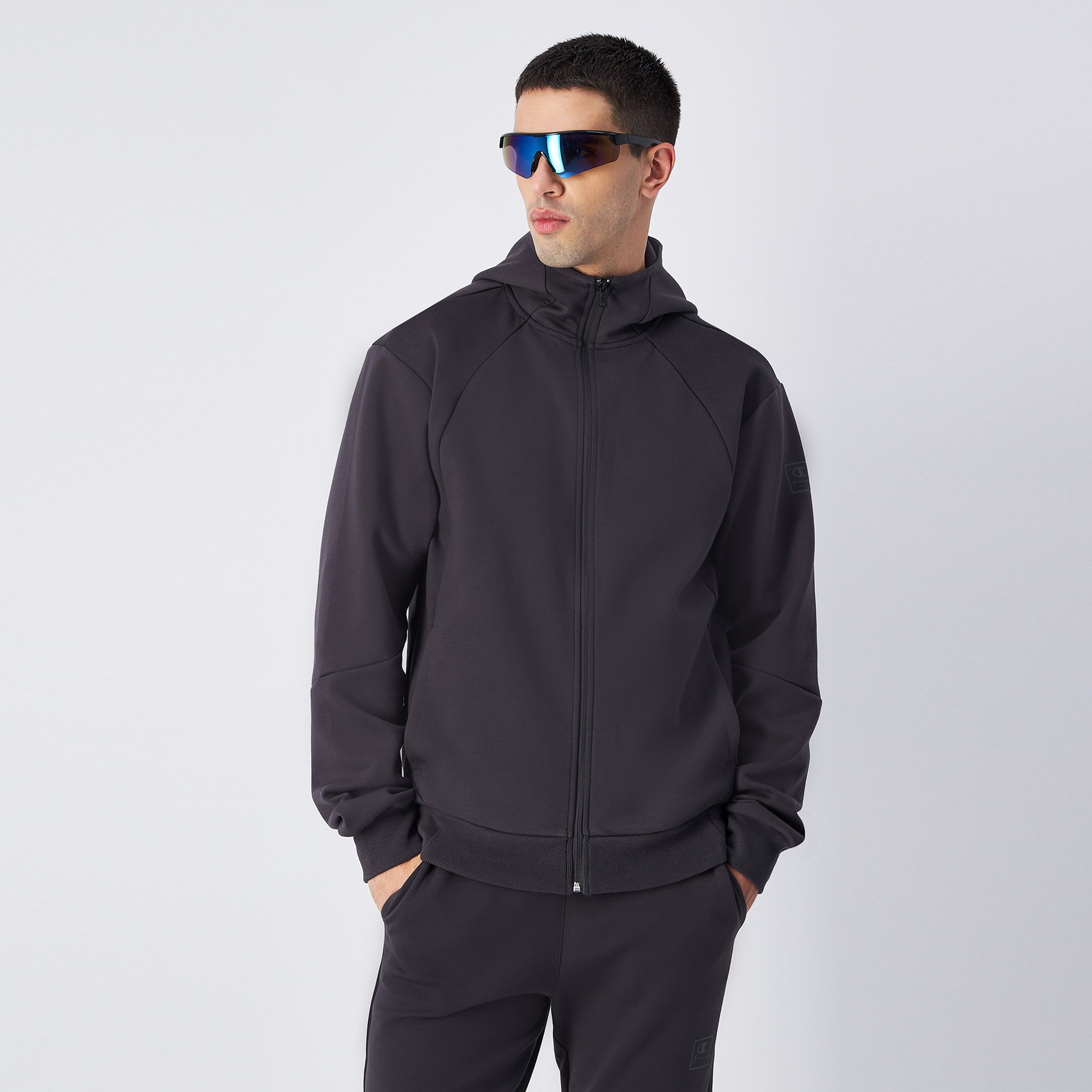 Champion Erkek Siyah Eşofman Üstü