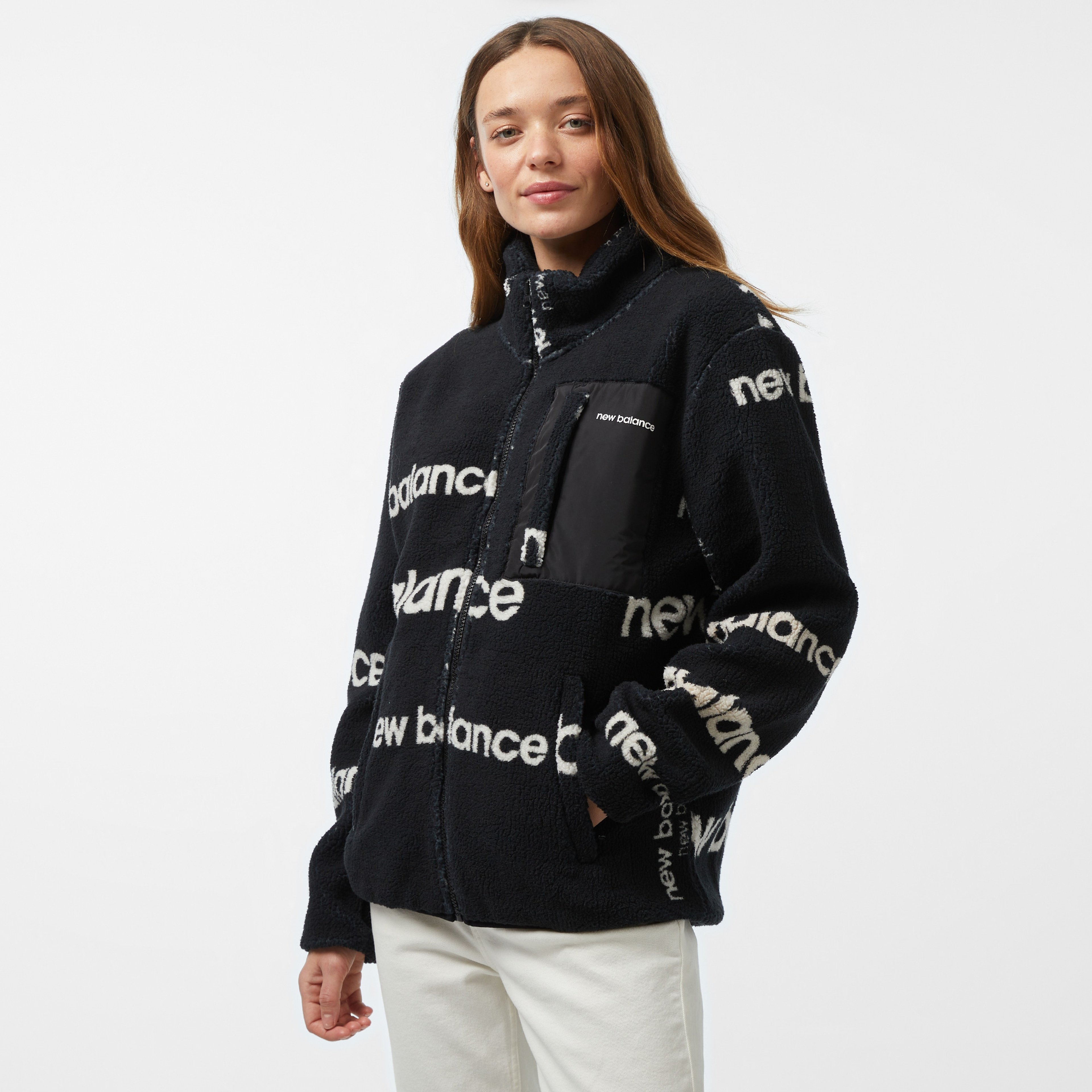 New Balance UNC3358 Lifestyle Unisex Siyah Sweatshirt