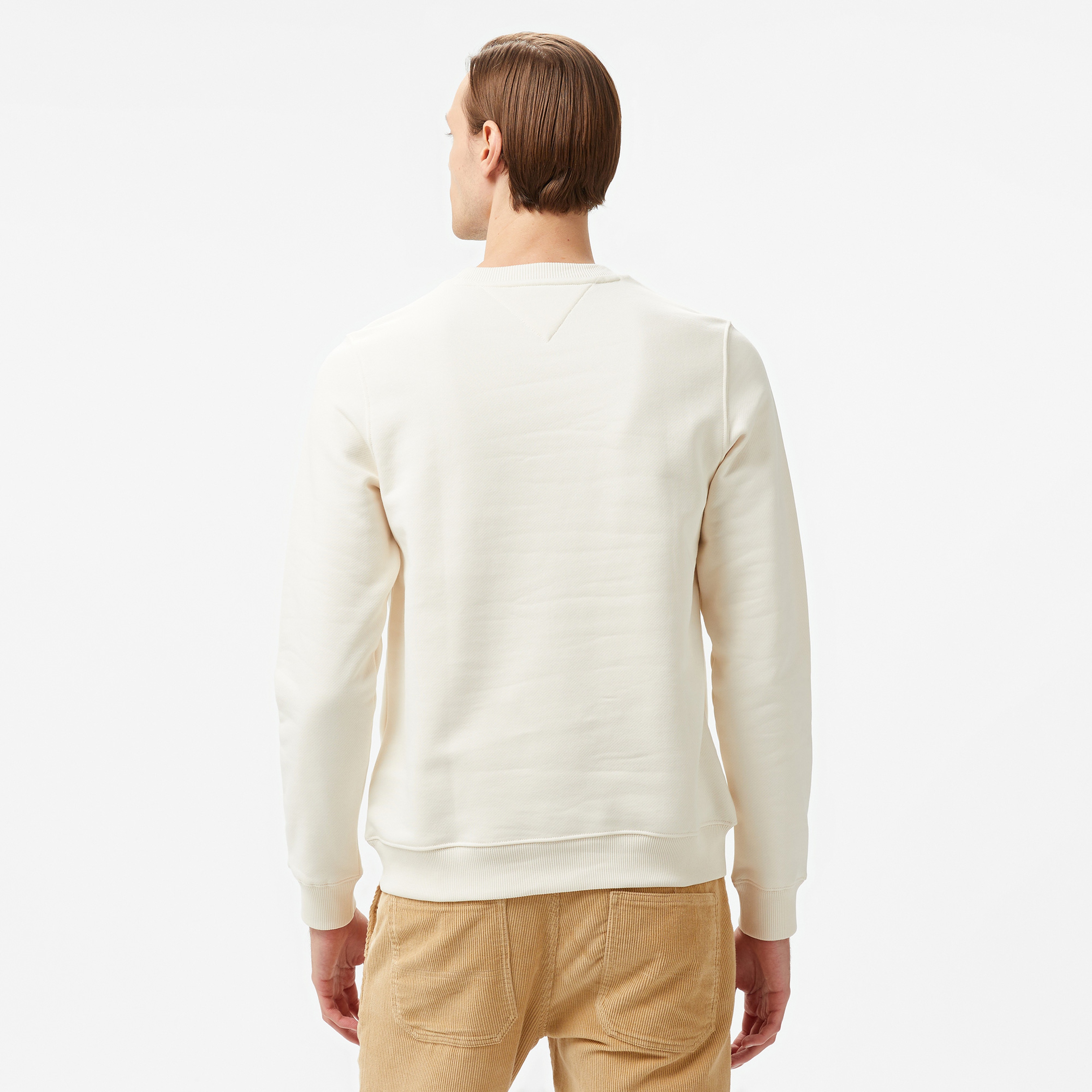 Tommy Hilfiger Nautical Arch Erkek Sarı Sweatshirt
