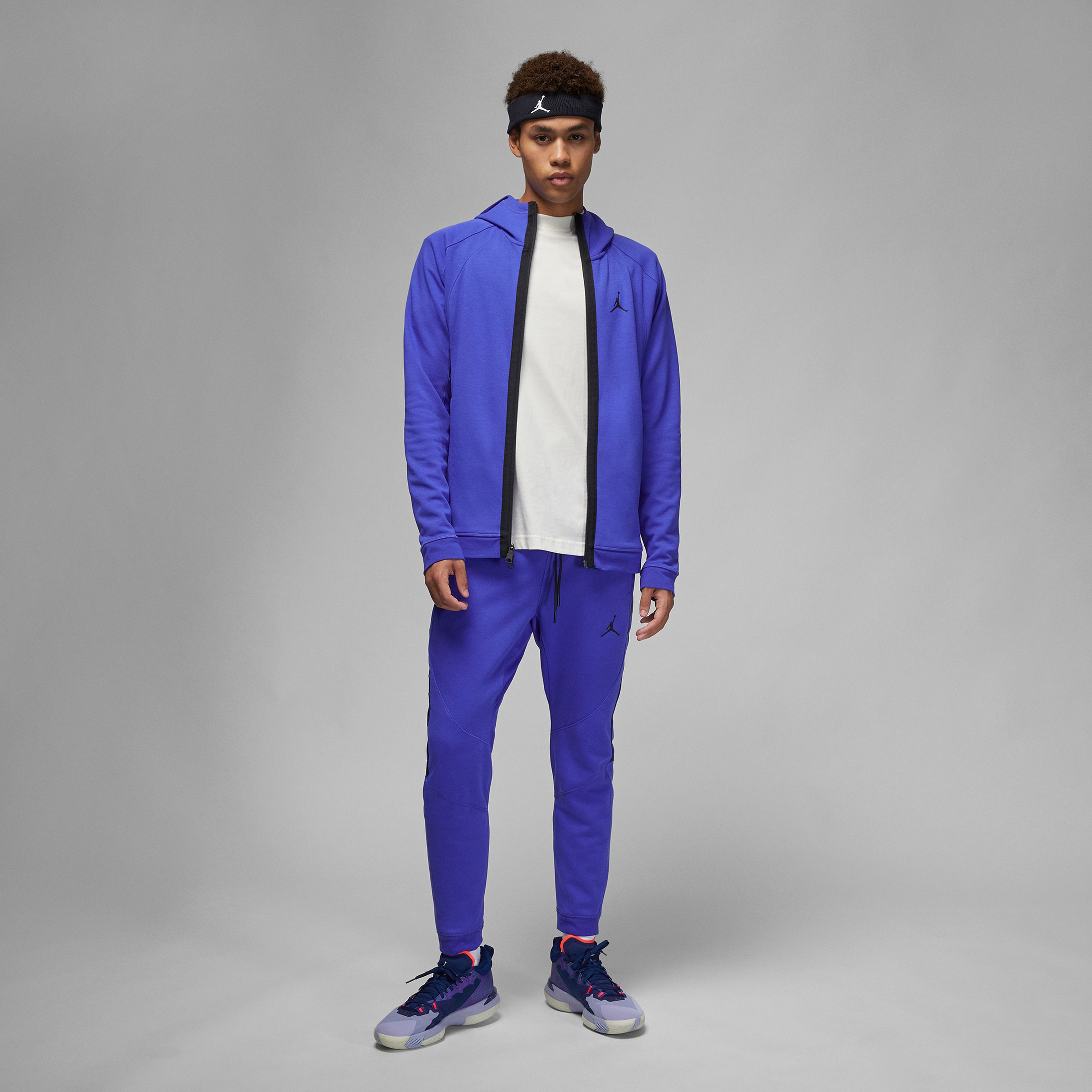 Jordan Dri-Fit Sport Erkek Mavi Sweatshirt