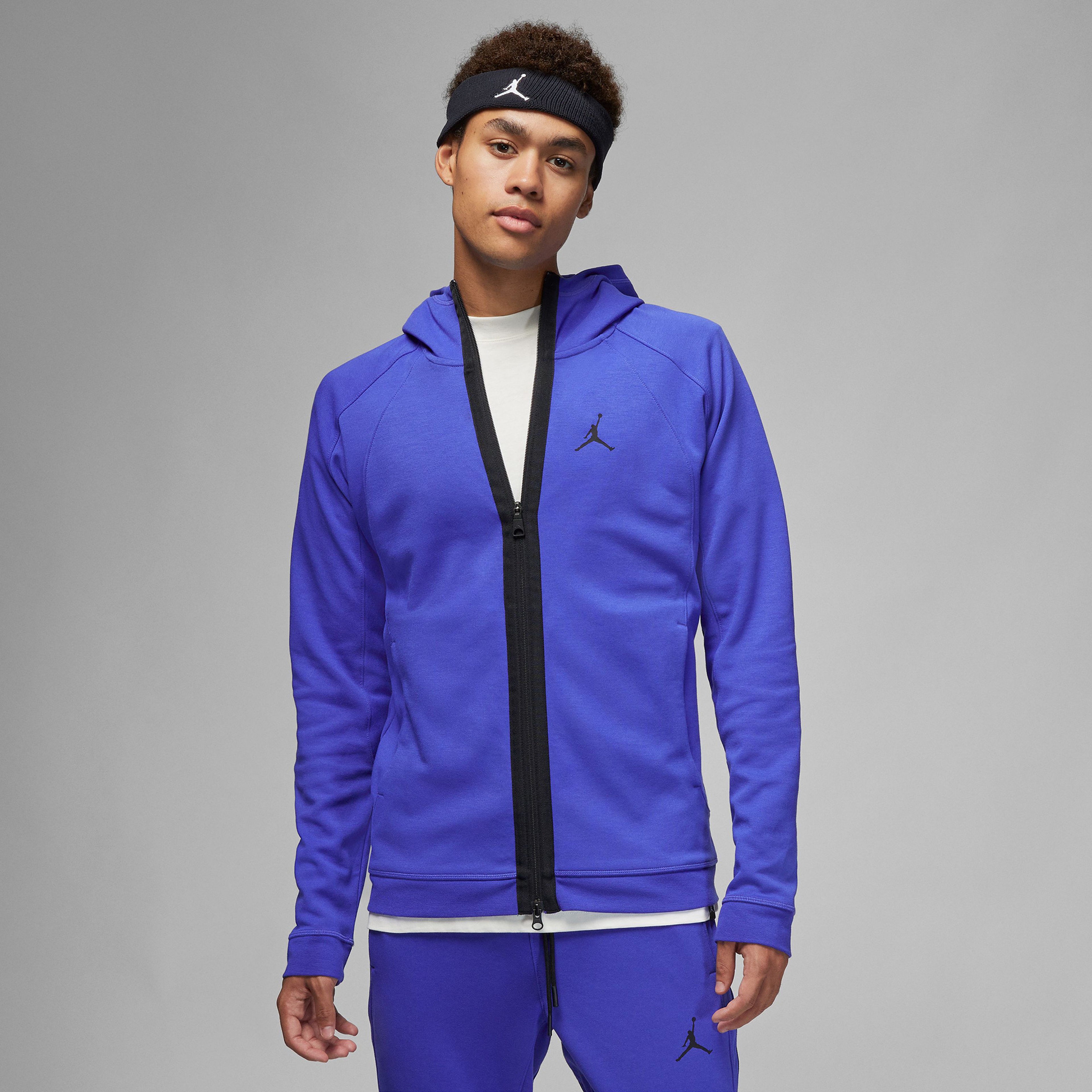 Jordan Dri-Fit Sport Erkek Mavi Sweatshirt