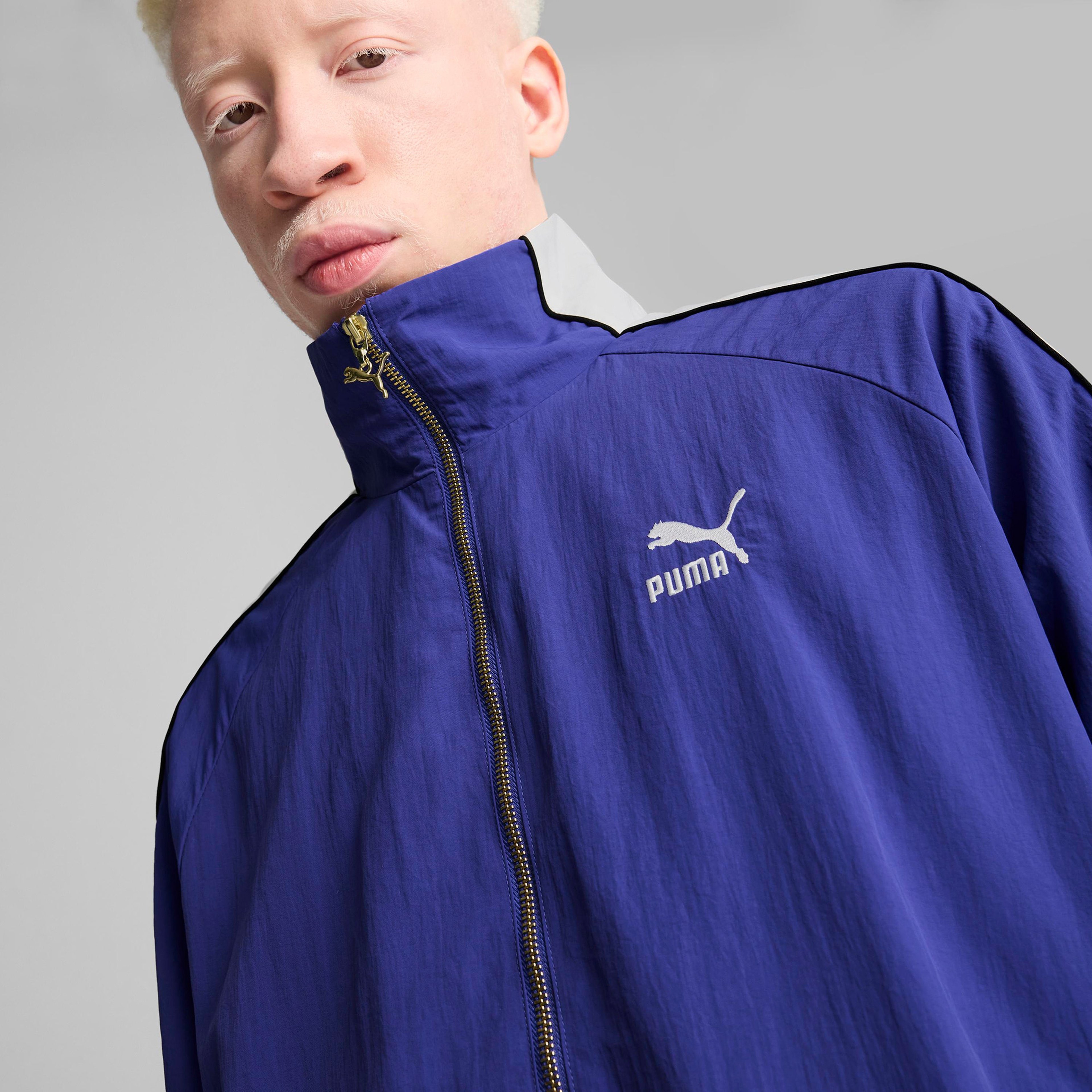 Puma T7 Play.Paris. Track Jack Unisex Mavi Eşofman Üstü