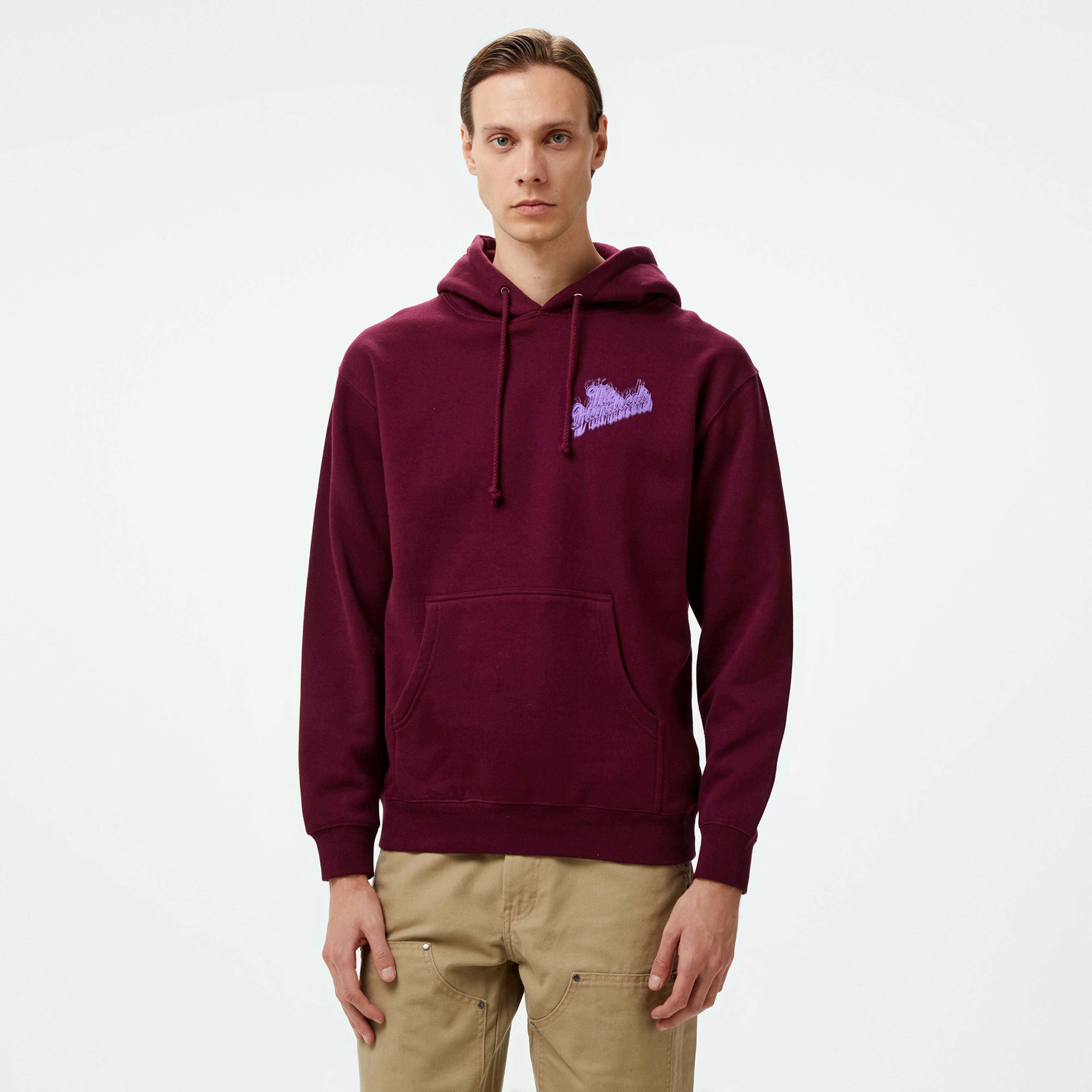 The Hundreds Blurred Slant Pullover Erkek Kırmızı Sweatshirt
